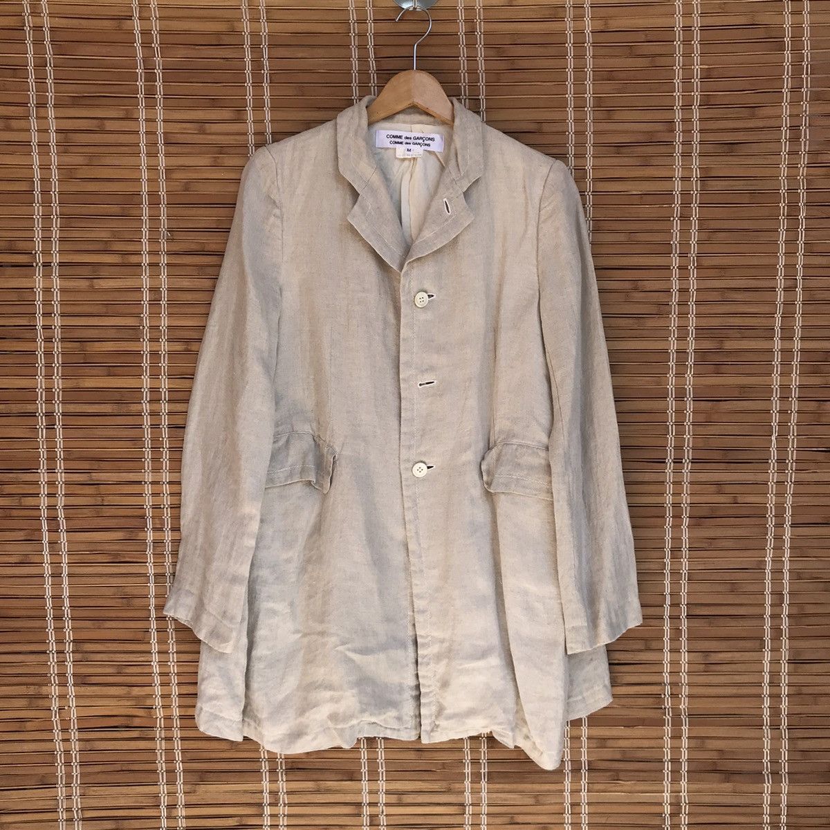 CDG by Comme des Garcons Vintage CDG Trench Coat Comme Des Garçons Cardigan Coat Size US M / EU 48-50 / 2 - 1 Thumbnail