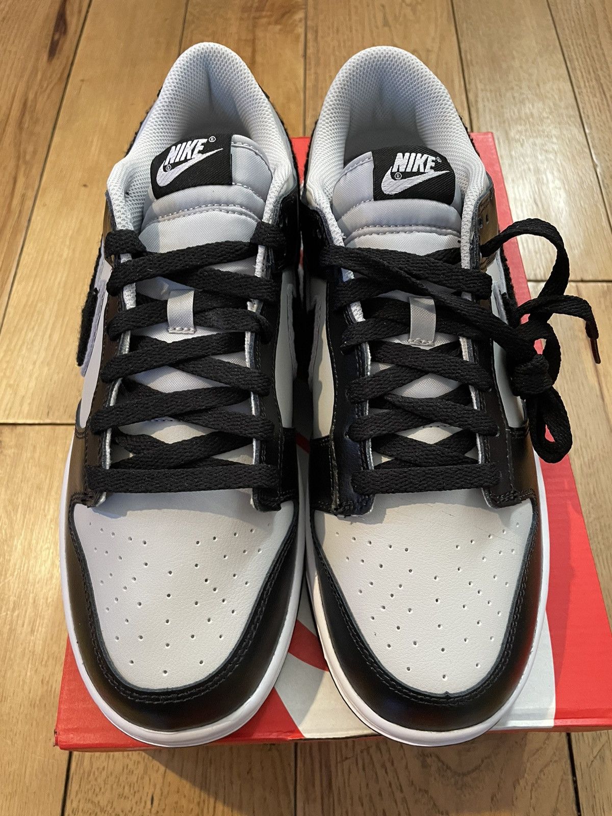 Nike Nike Dunk Low Chenille Swoosh Black Grey Size US 10 / EU 43 - 3 Thumbnail