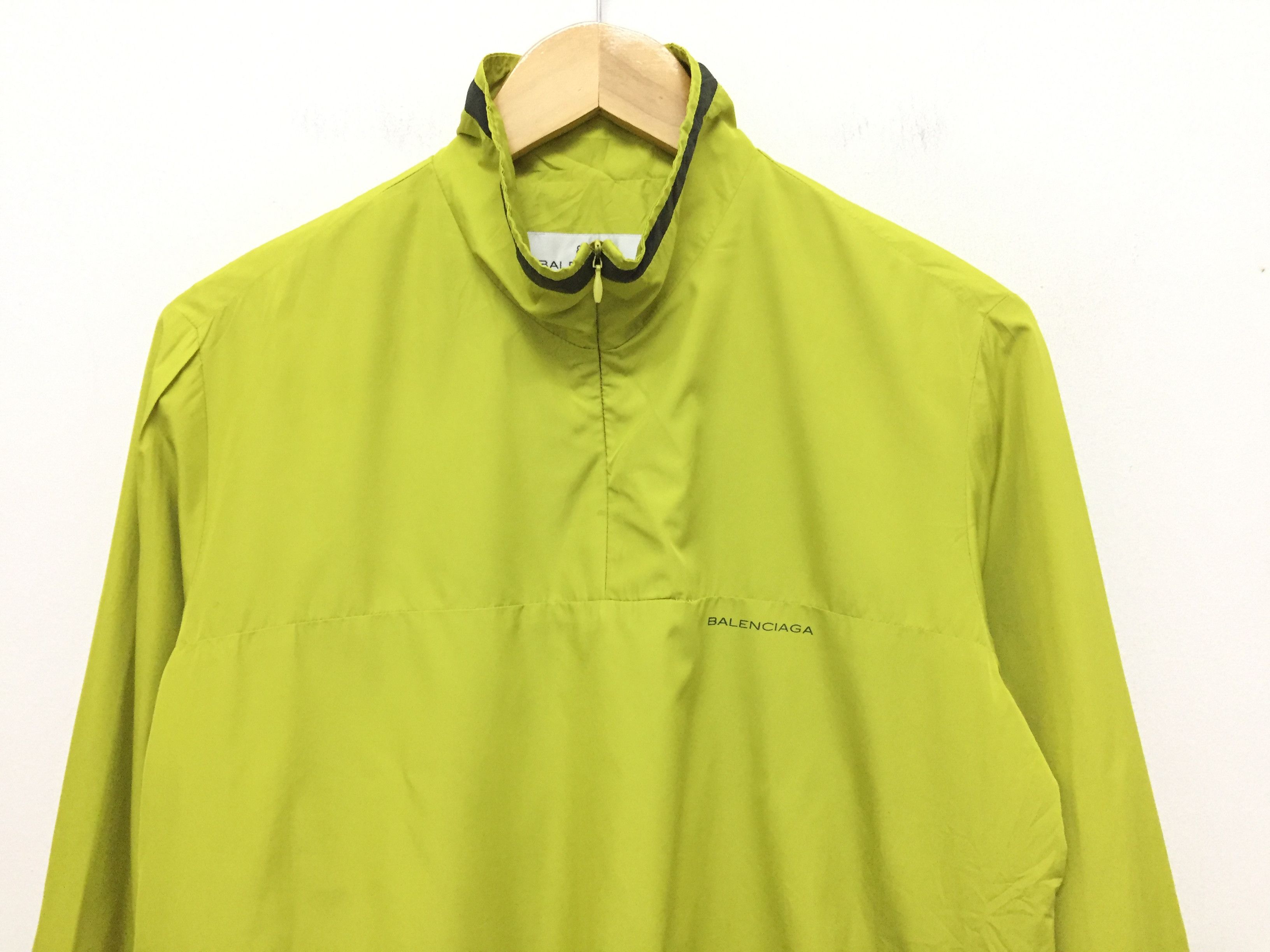 Balenciaga × Vintage Vtg BALENCIAGA light Windbreaker apple green jacket Size US S / EU 44-46 / 1 - 7 Thumbnail