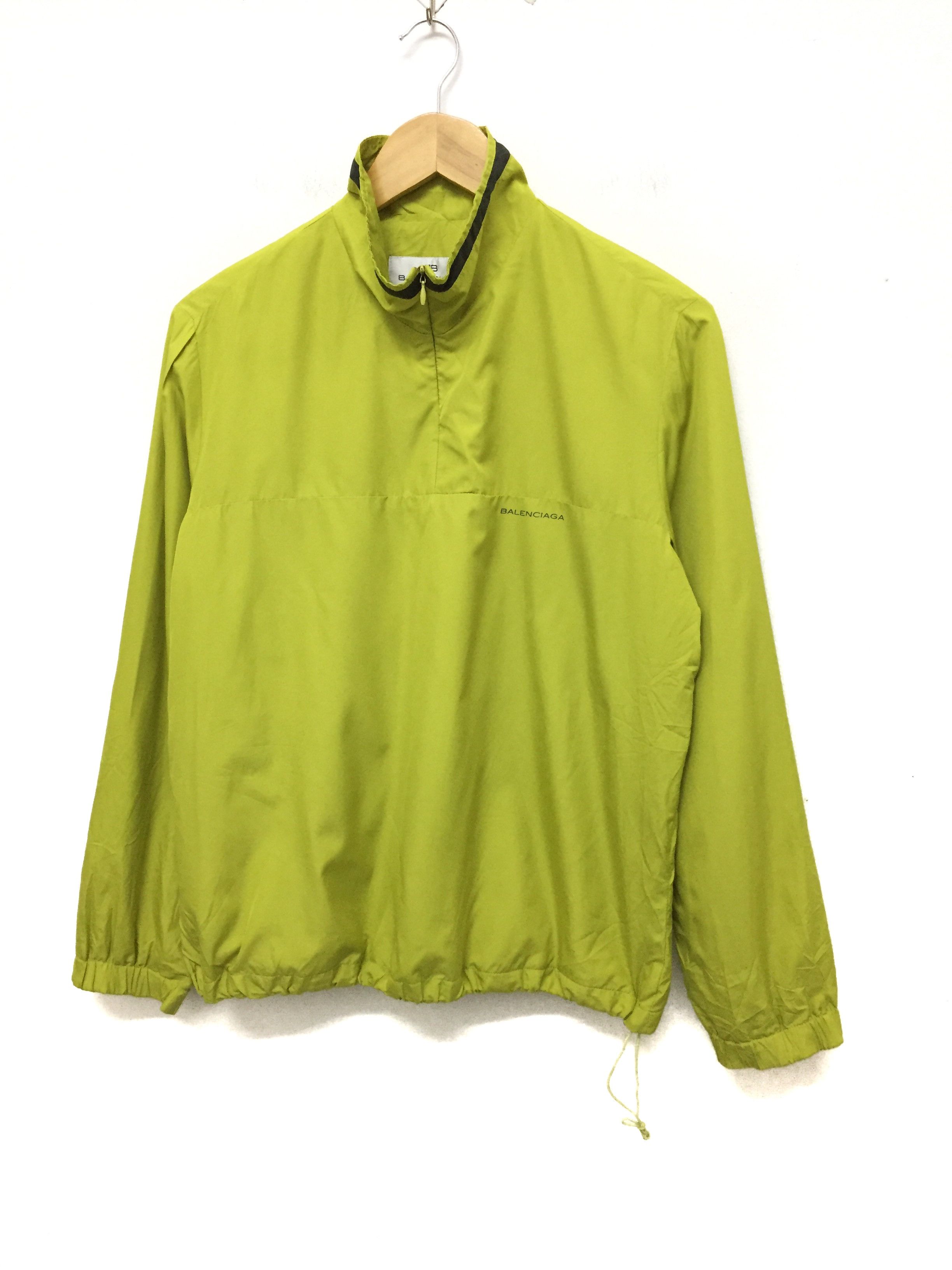 Balenciaga × Vintage Vtg BALENCIAGA light Windbreaker apple green jacket Size US S / EU 44-46 / 1 - 4 Thumbnail
