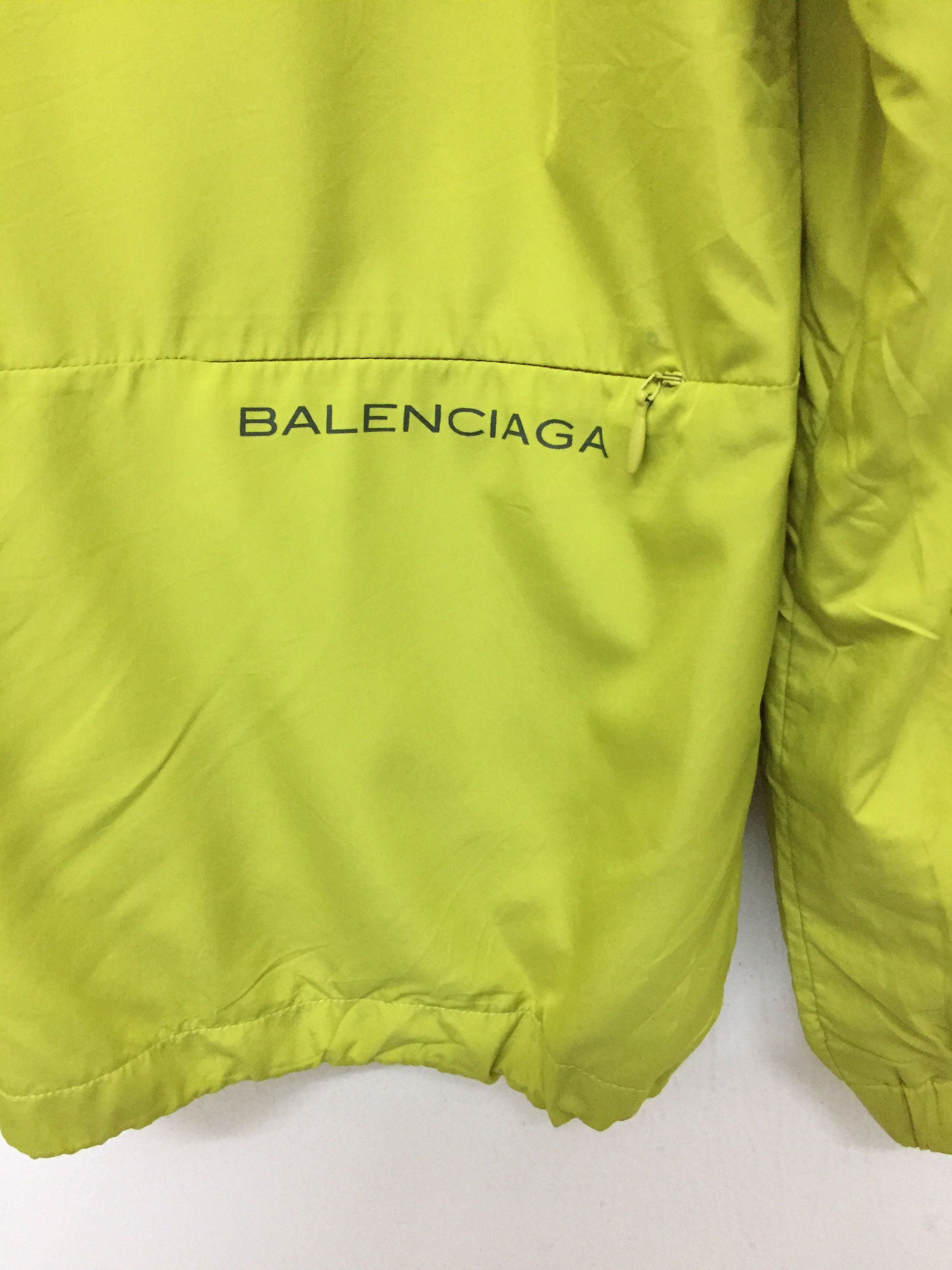 Balenciaga × Vintage Vtg BALENCIAGA light Windbreaker apple green jacket Size US S / EU 44-46 / 1 - 2 Thumbnail