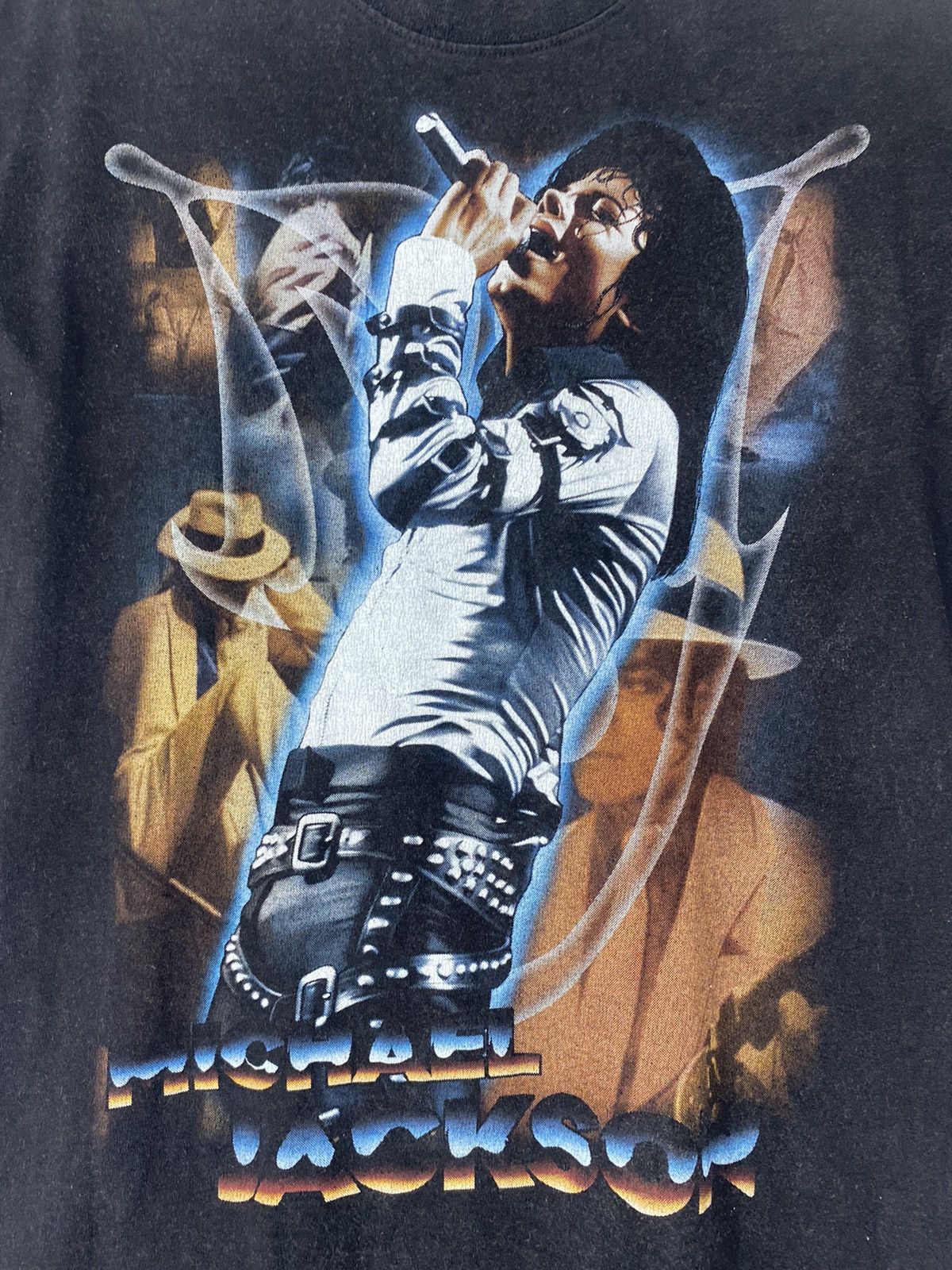 Band Tees Vintage Michael Jackson king of pop Size US L / EU 52-54 / 3 - 3 Thumbnail