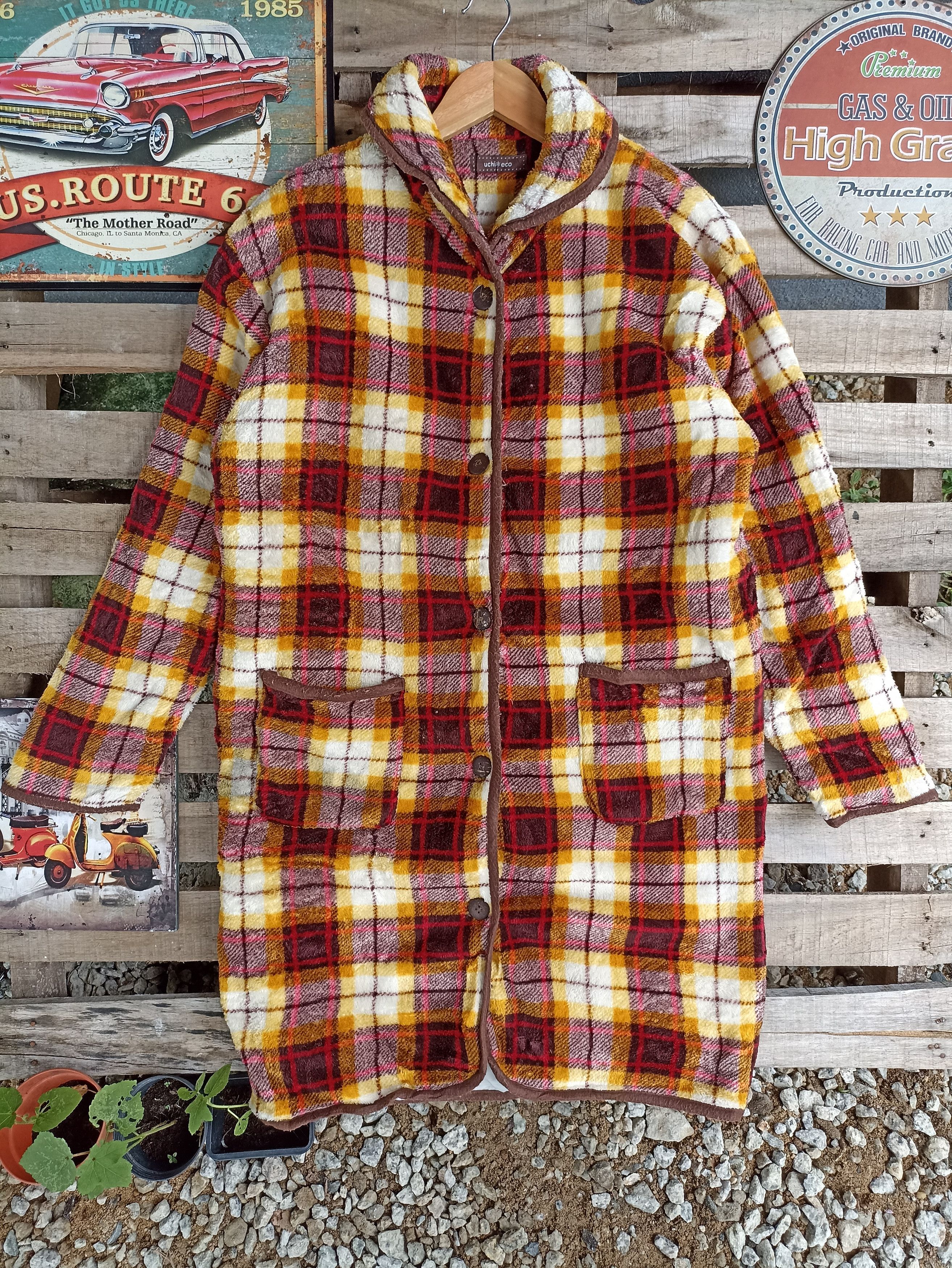 Japanese Brand Japanesebrand Plaid Fleece Size US M / EU 48-50 / 2 - 1 Thumbnail