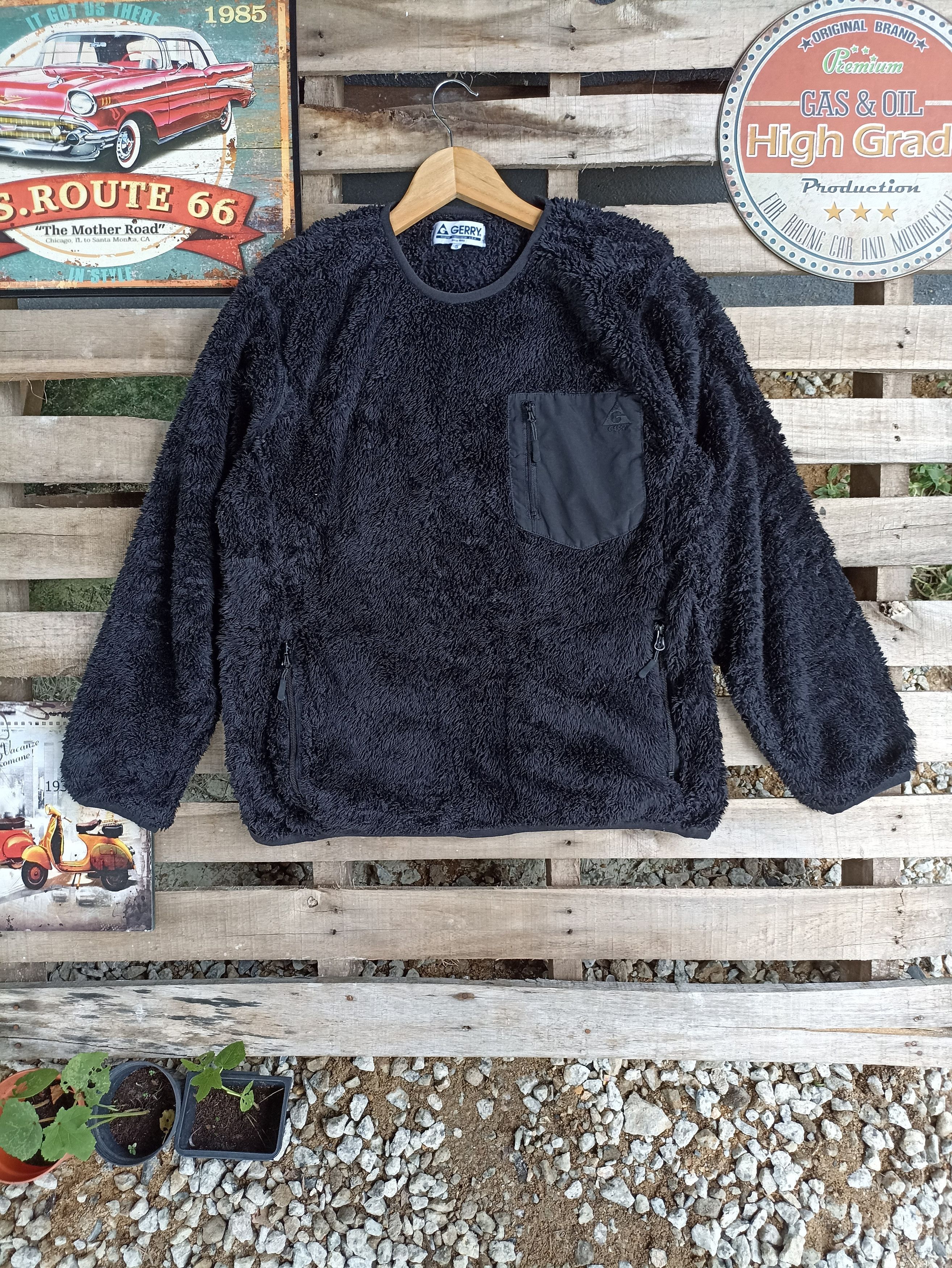 Japanese Brand Gerry Fuzzy Fleece Size US S / EU 44-46 / 1 - 1 Thumbnail