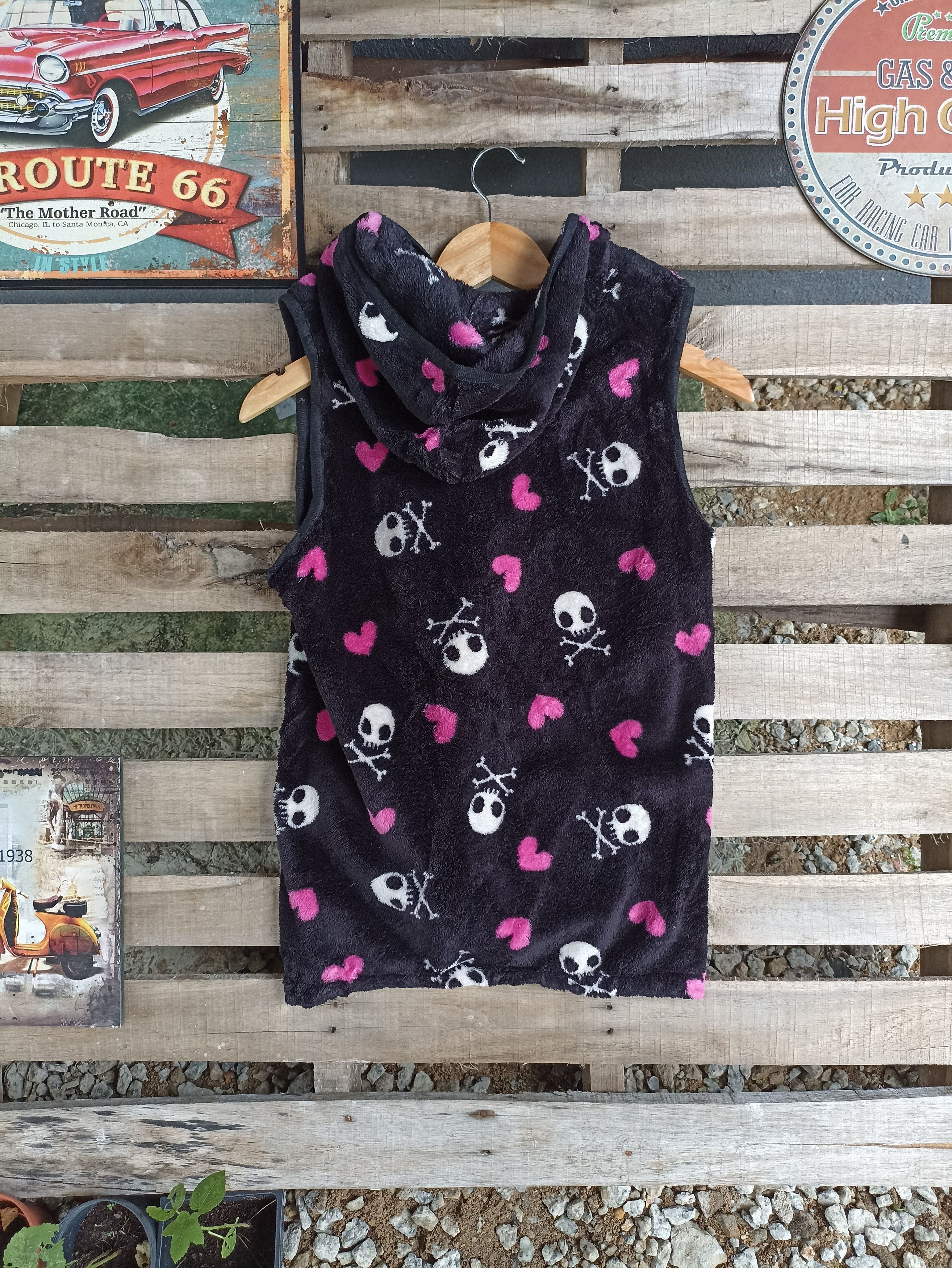 Japanese Brand × Seditionaries Stream Full Skulls Love Seditionaries Fleece Size M / US 6-8 / IT 42-44 - 3 Thumbnail
