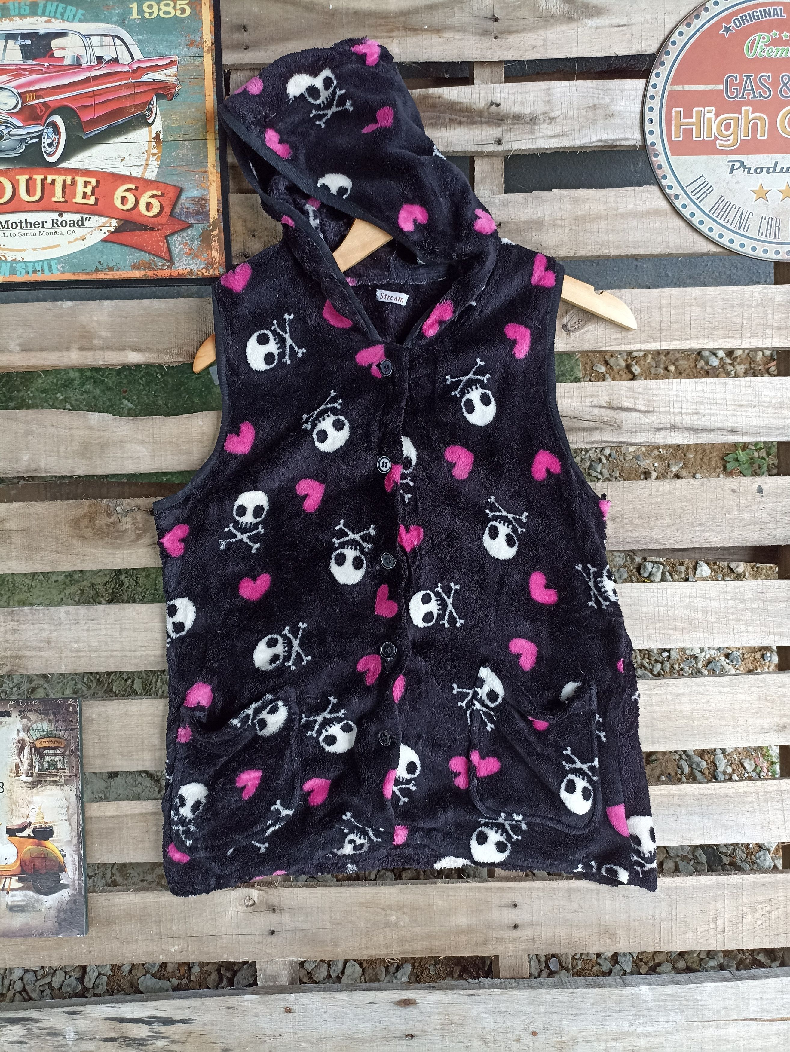 Japanese Brand × Seditionaries Stream Full Skulls Love Seditionaries Fleece Size M / US 6-8 / IT 42-44 - 1 Thumbnail