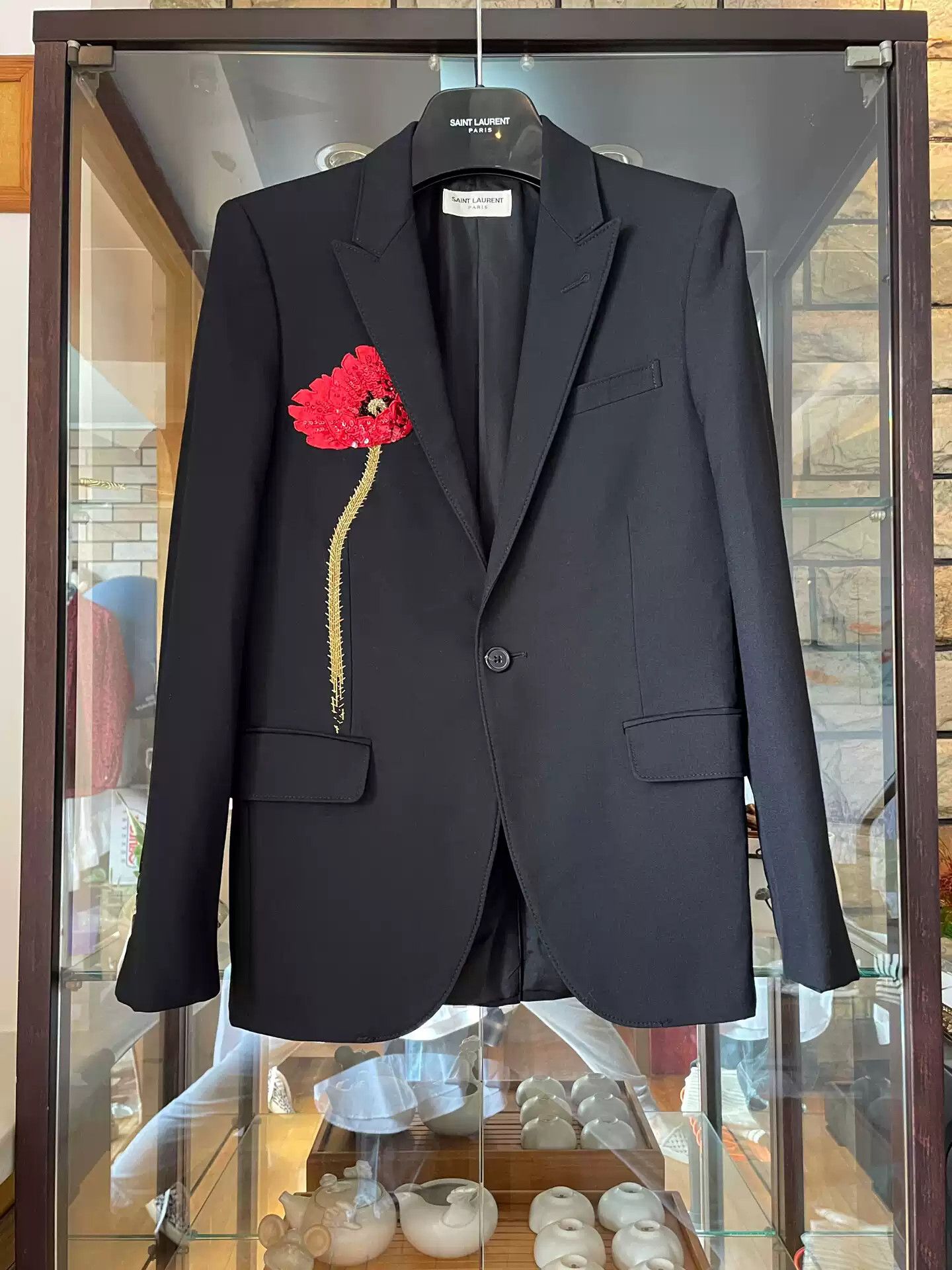 Yves Saint Laurent Saint Laurent 15Ss Poppy Blazer Size 42 Size US S / EU 44-46 / 1 - 1 Thumbnail