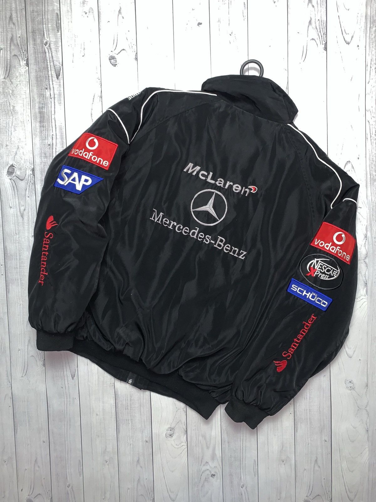 Mercedes-Benz × Vintage Vintage Mercedes Benz racing jacket logo rare size L/XL Size US L / EU 52-54 / 3 - 2 Thumbnail