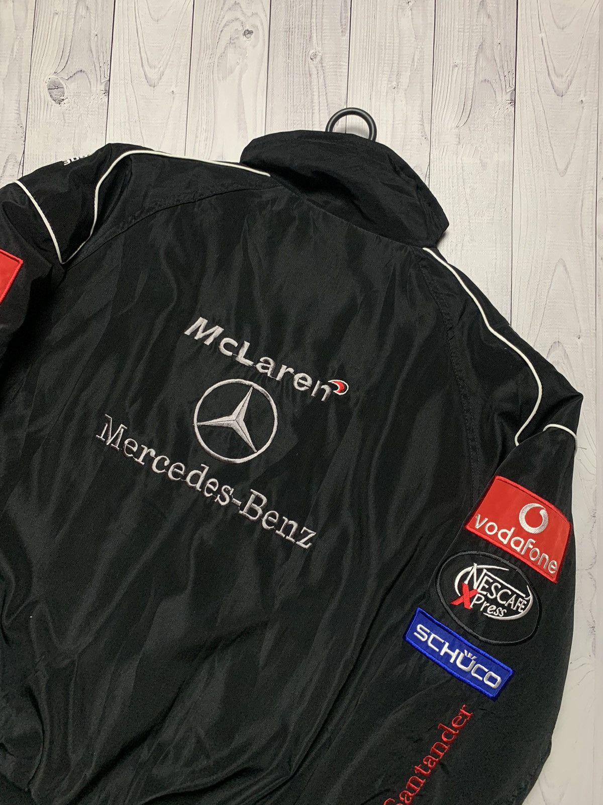 Mercedes-Benz × Vintage Vintage Mercedes Benz racing jacket logo rare size L/XL Size US L / EU 52-54 / 3 - 3 Thumbnail