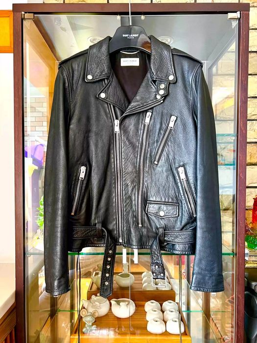 Saint laurent clearance l17 leather jacket