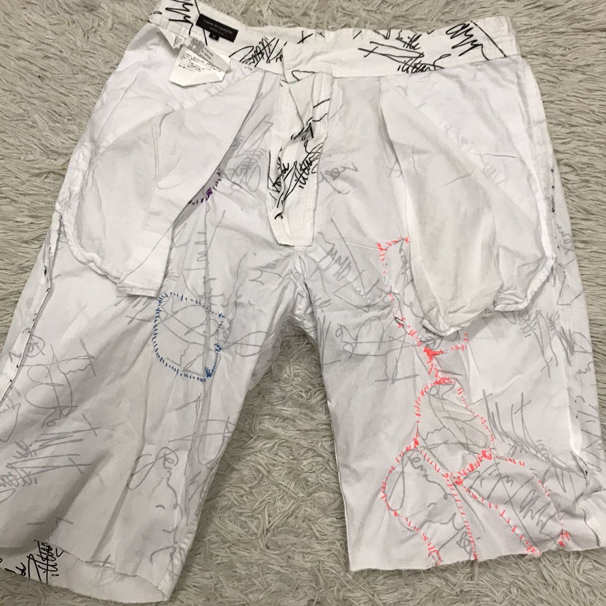 Comme des Garcons Homme Plus × The Rolling Stones AD2005 Comme Des Garcon x Rolling stones casual short pants Size US 34 / EU 50 - 11 Thumbnail