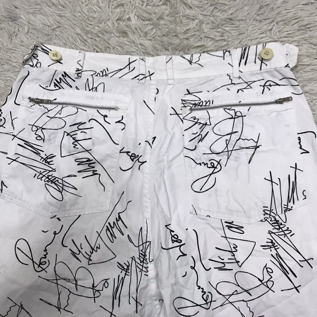 Comme des Garcons Homme Plus × The Rolling Stones AD2005 Comme Des Garcon x Rolling stones casual short pants Size US 34 / EU 50 - 9 Thumbnail