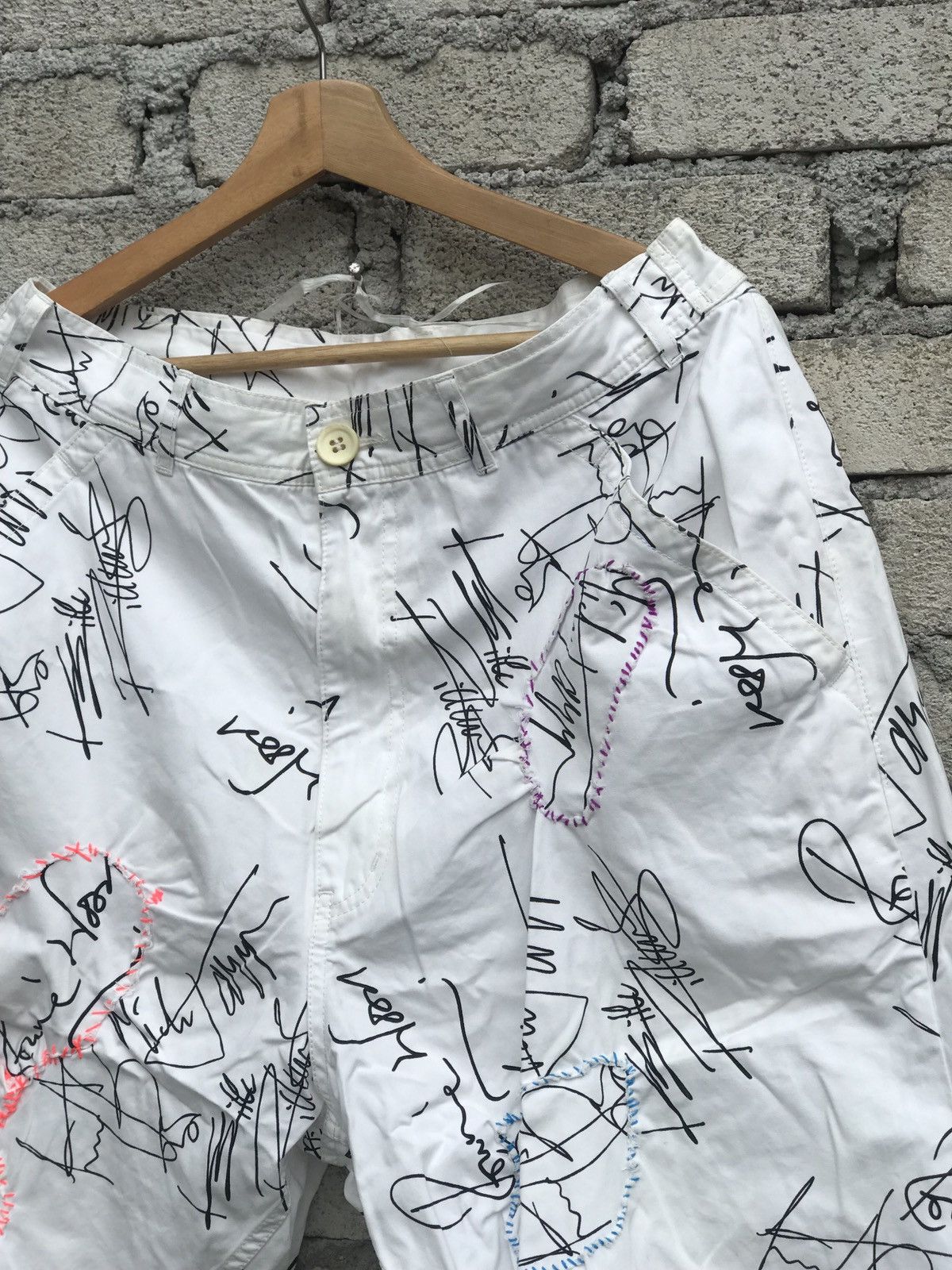 Comme des Garcons Homme Plus × The Rolling Stones AD2005 Comme Des Garcon x Rolling stones casual short pants Size US 34 / EU 50 - 3 Thumbnail