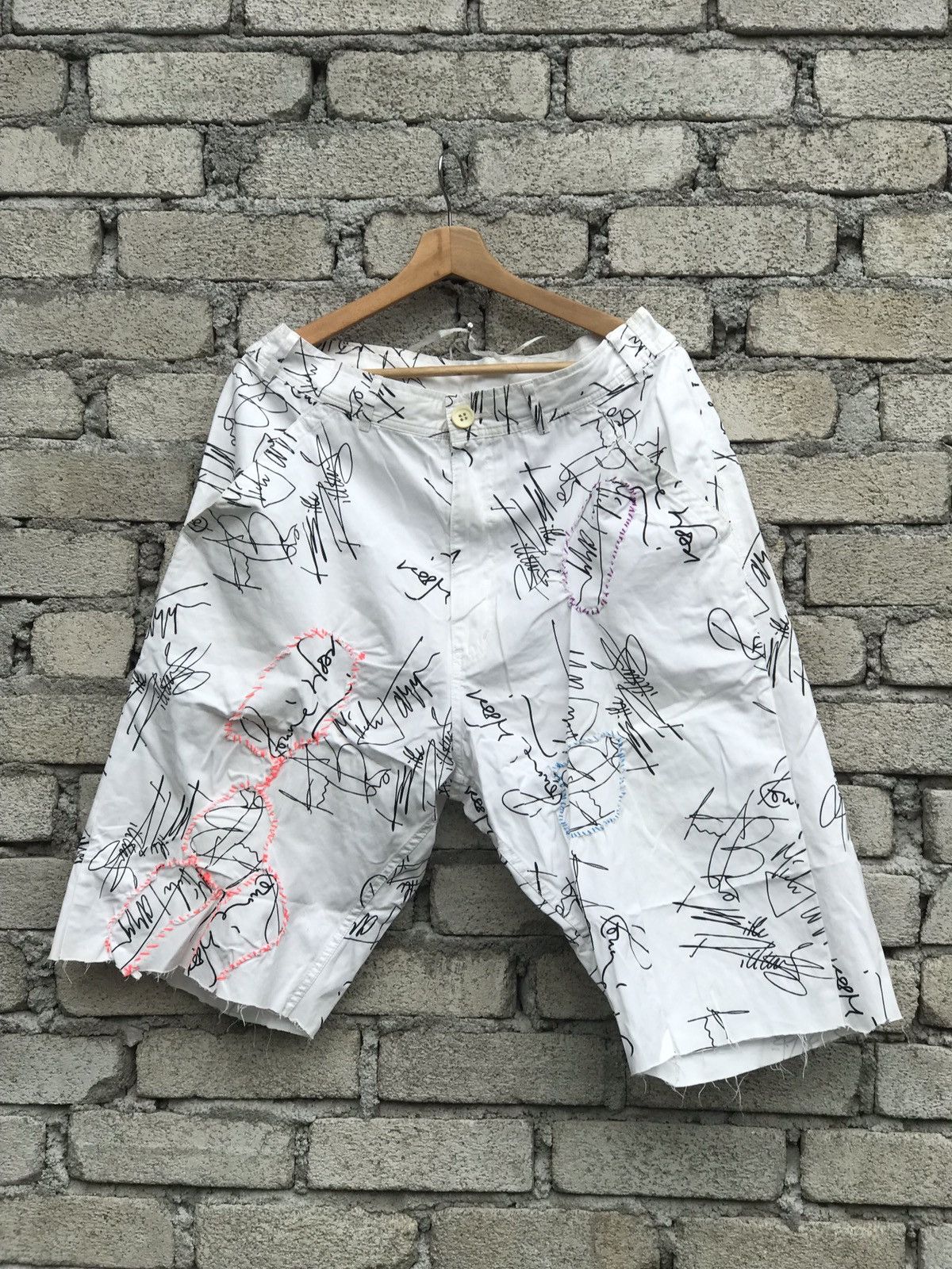 Comme des Garcons Homme Plus × The Rolling Stones AD2005 Comme Des Garcon x Rolling stones casual short pants Size US 34 / EU 50 - 1 Thumbnail