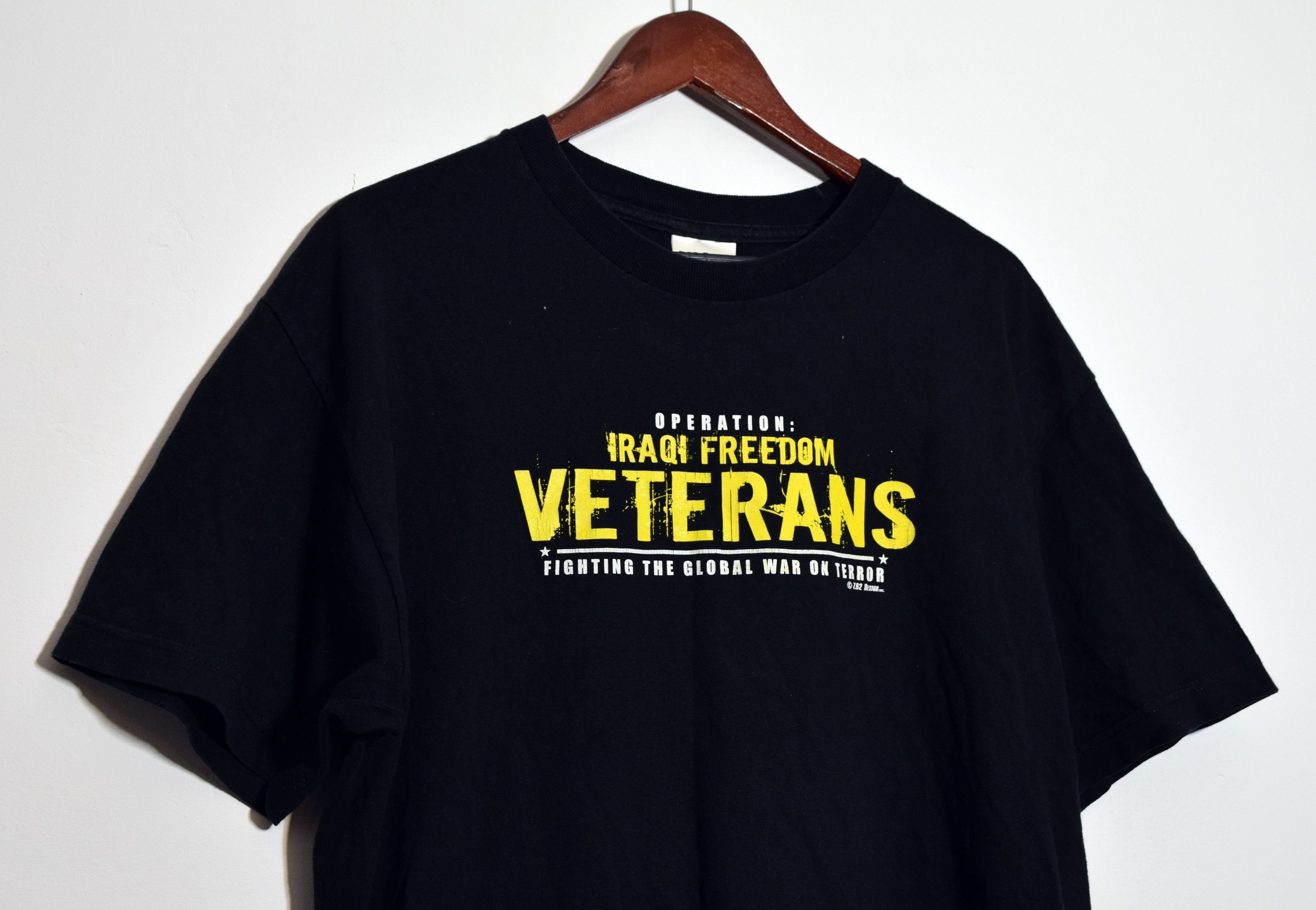 IRAK × Vintage 00s Operation Iraq Freedom Veterans T-shirt L Size US L / EU 52-54 / 3 - 3 Thumbnail