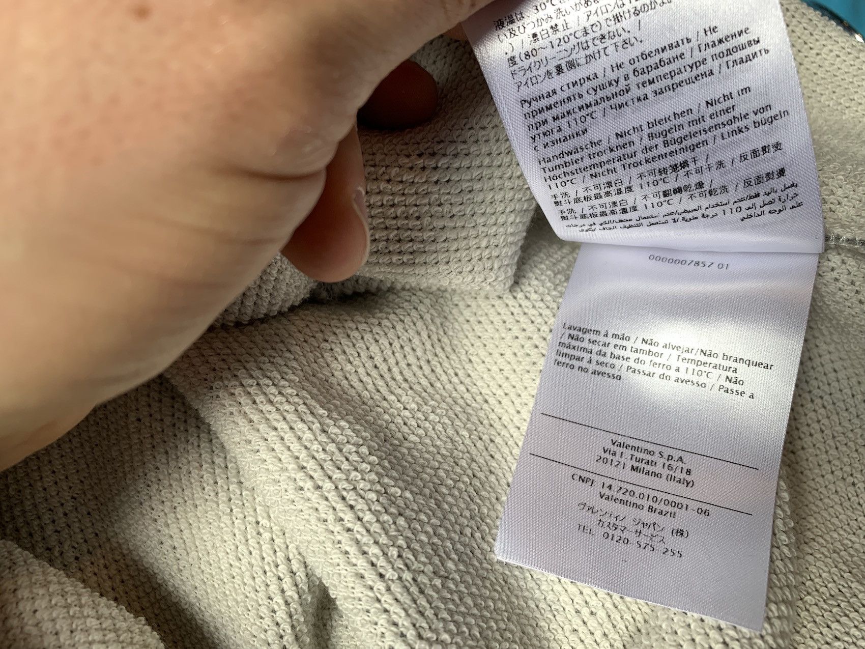Valentino SS'16 Sweatshirt Deconstructed Drawstring Size US L / EU 52-54 / 3 - 11 Thumbnail