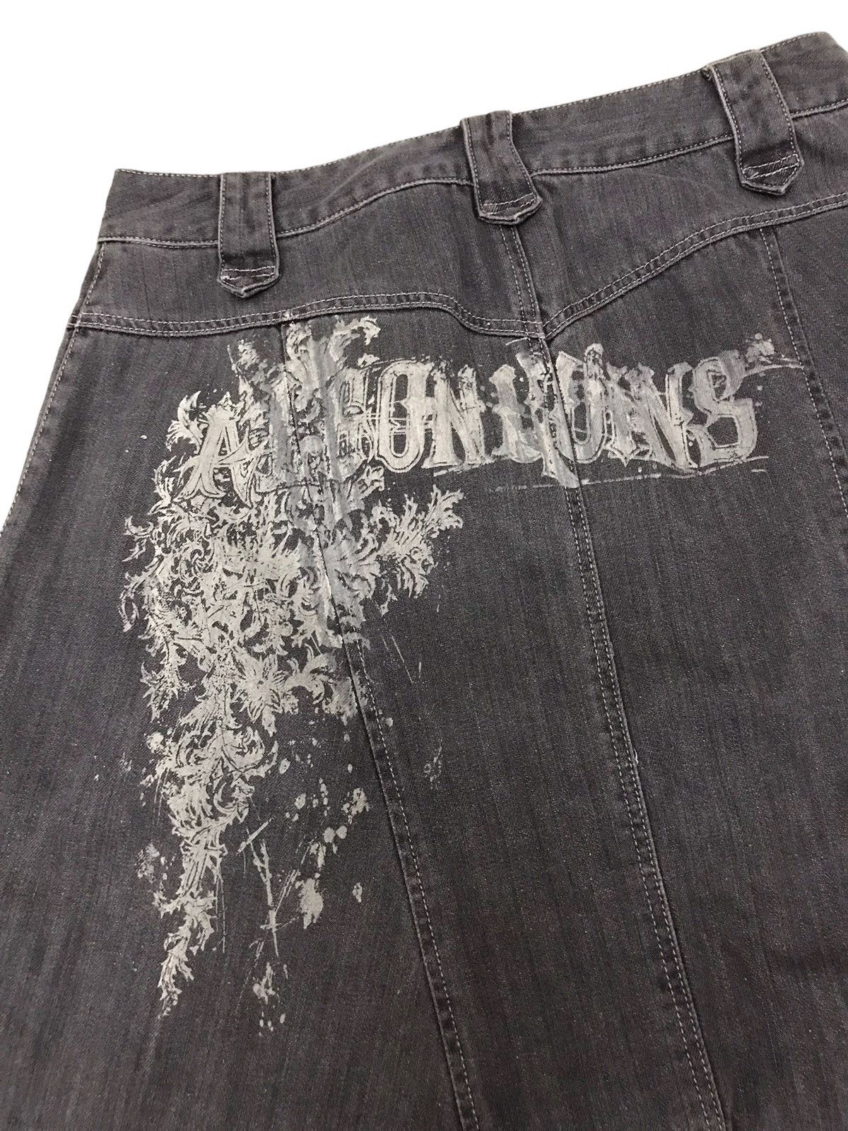Japanese Brand ALGONQUINS Japanese Street Tobi Style Jeans Size US 31 - 12 Thumbnail