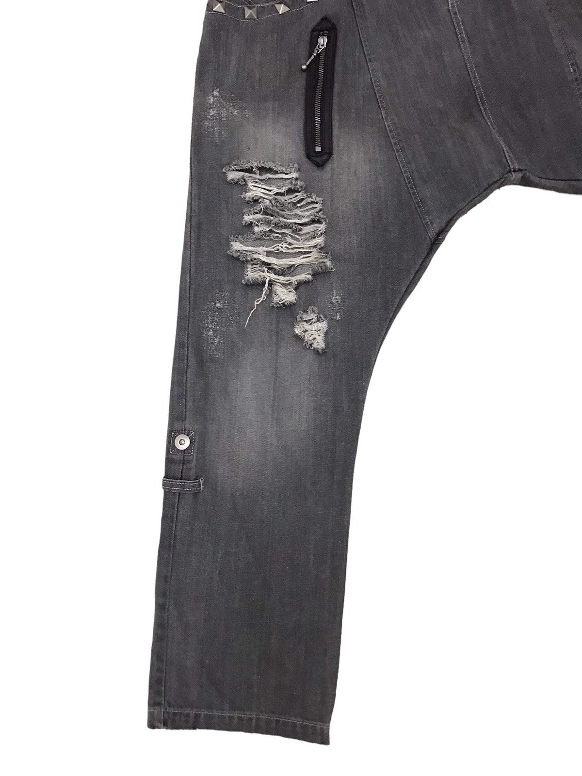 Japanese Brand ALGONQUINS Japanese Street Tobi Style Jeans Size US 31 - 2 Thumbnail