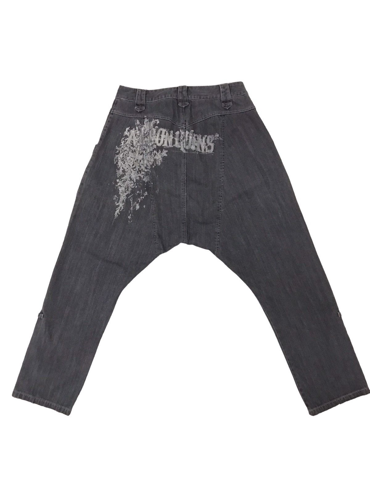 Japanese Brand ALGONQUINS Japanese Street Tobi Style Jeans Size US 31 - 9 Thumbnail
