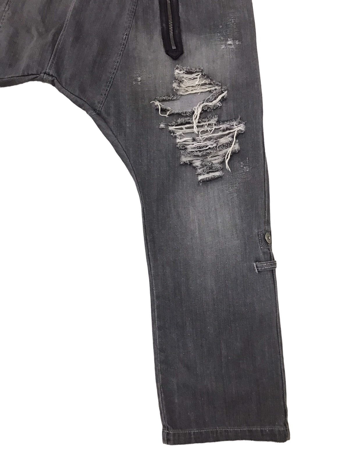 Japanese Brand ALGONQUINS Japanese Street Tobi Style Jeans Size US 31 - 3 Thumbnail