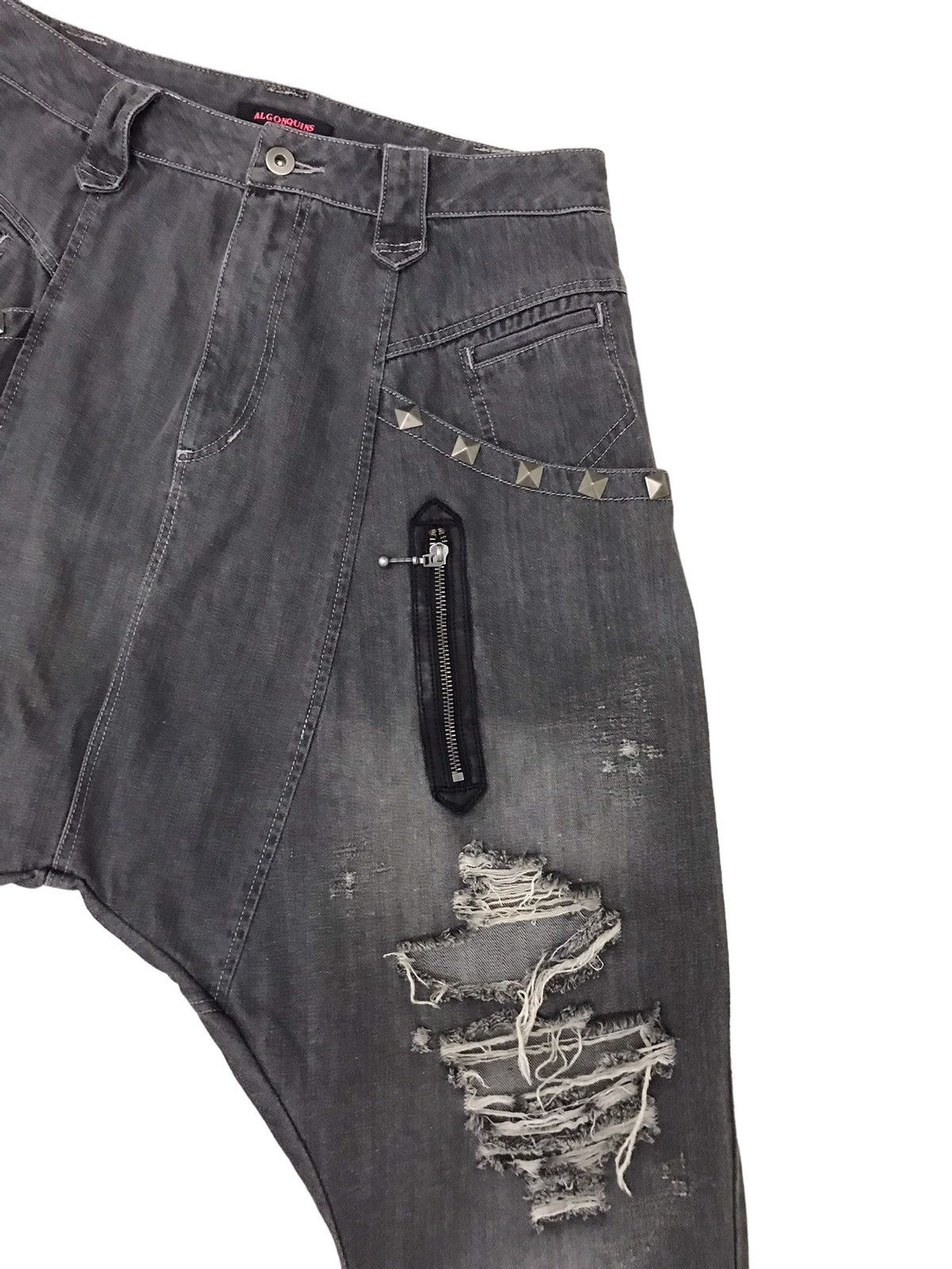 Japanese Brand ALGONQUINS Japanese Street Tobi Style Jeans Size US 31 - 4 Thumbnail