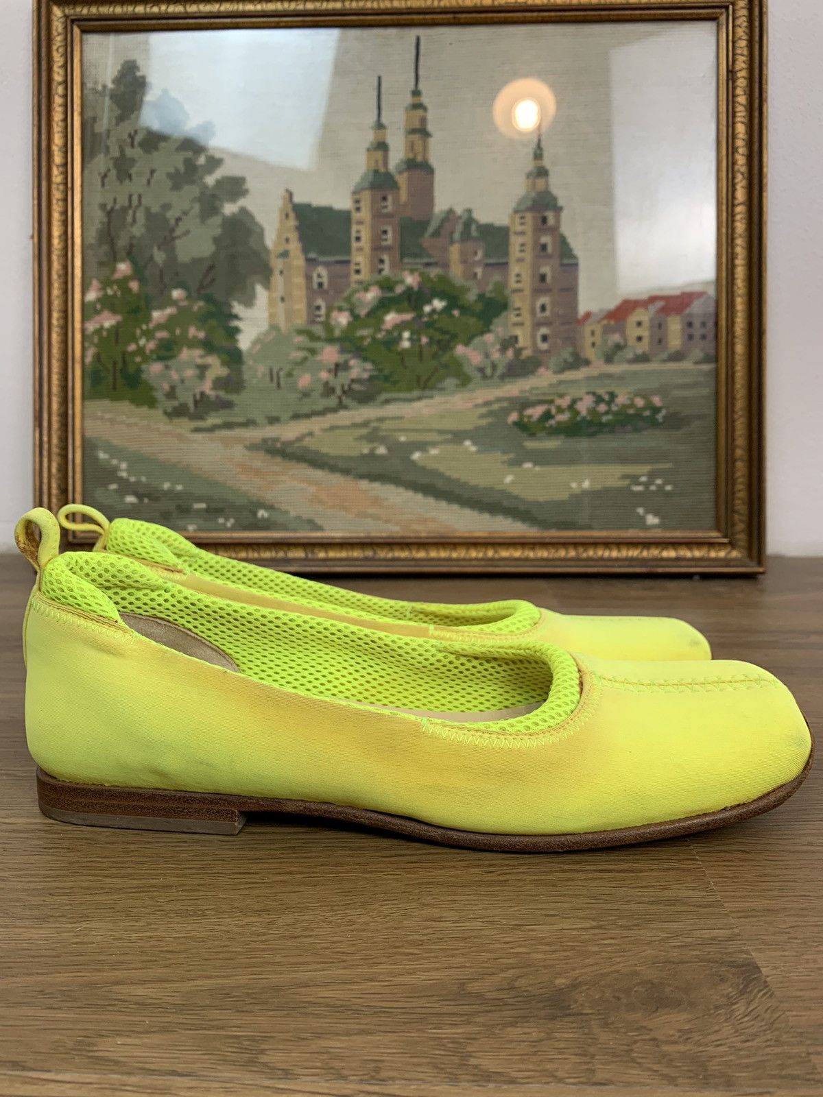 Miu Miu Miu Miu Y2K neon neoprene flat shoes Size US 6.5 / IT 36.5 - 4 Thumbnail