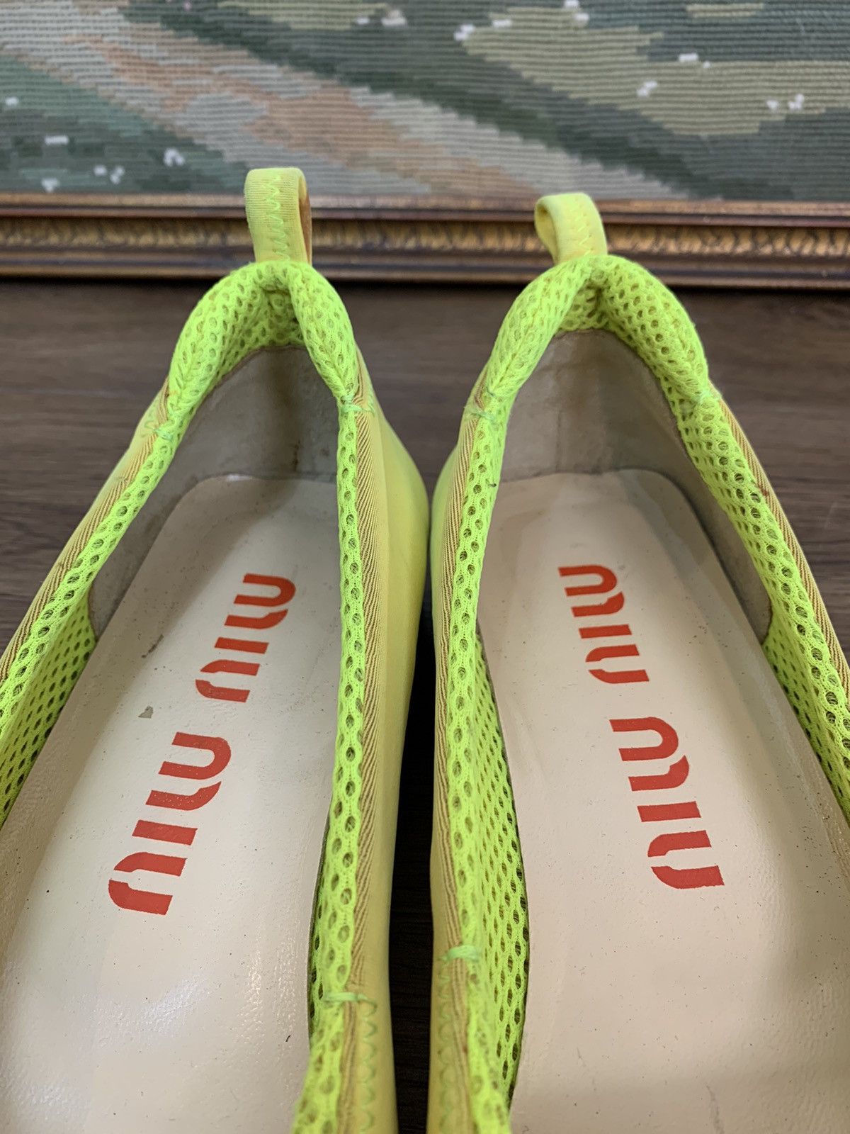 Miu Miu Miu Miu Y2K neon neoprene flat shoes Size US 6.5 / IT 36.5 - 12 Thumbnail