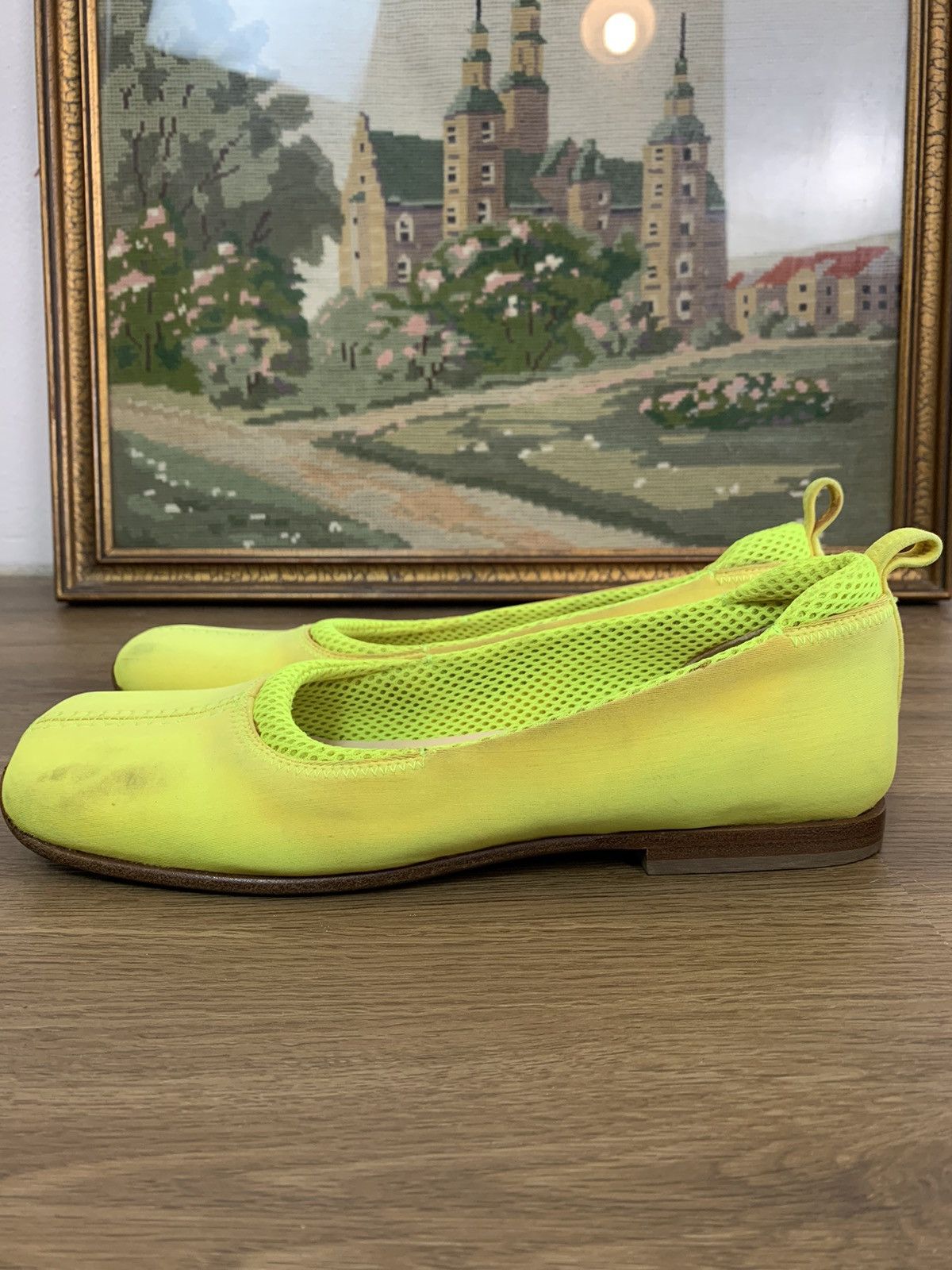 Miu Miu Miu Miu Y2K neon neoprene flat shoes Size US 6.5 / IT 36.5 - 11 Thumbnail