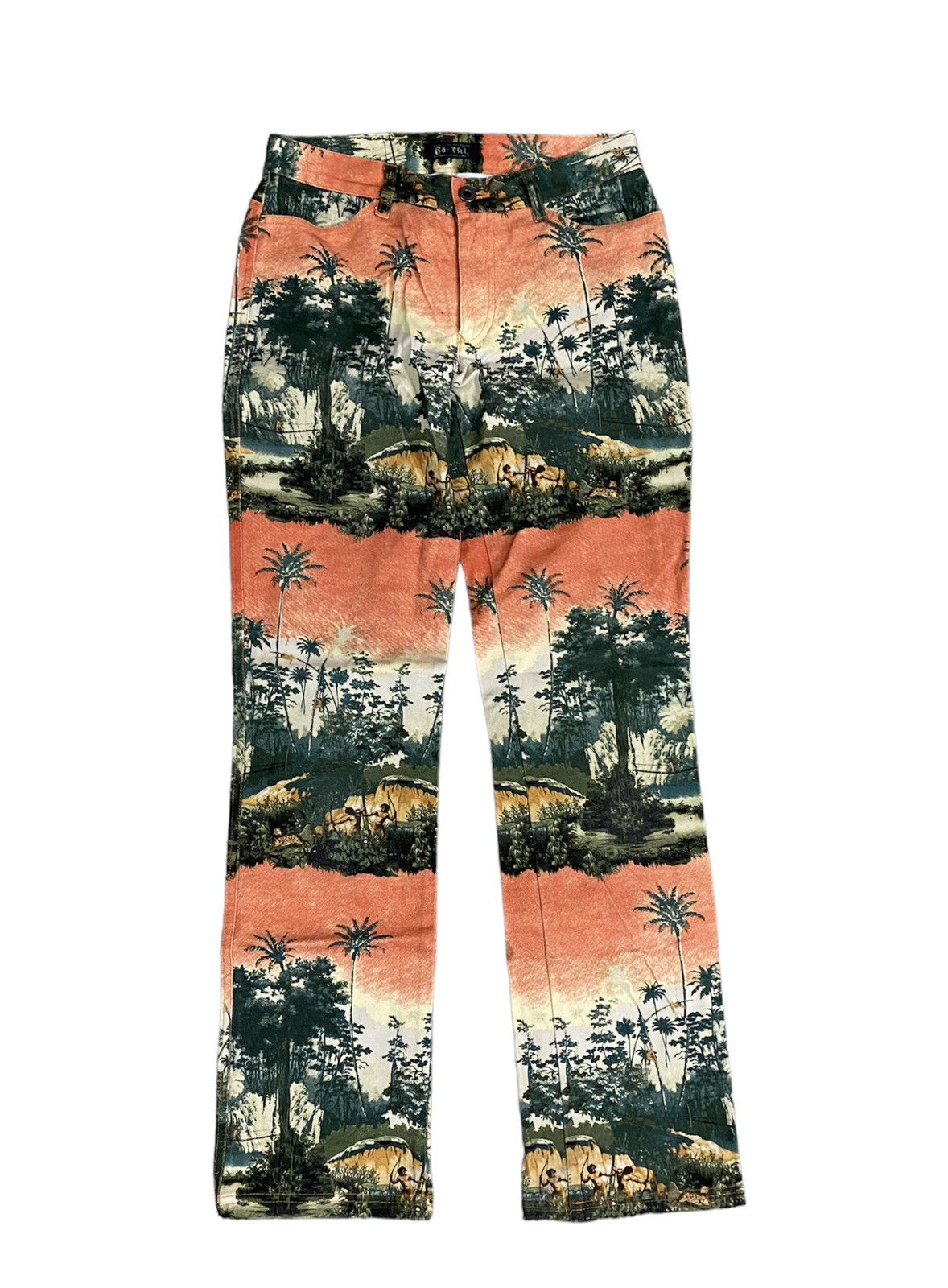 Japanese Brand 90's Ba-TSU Native Culture All over print hysteric glamour Size 29" - 1 Thumbnail