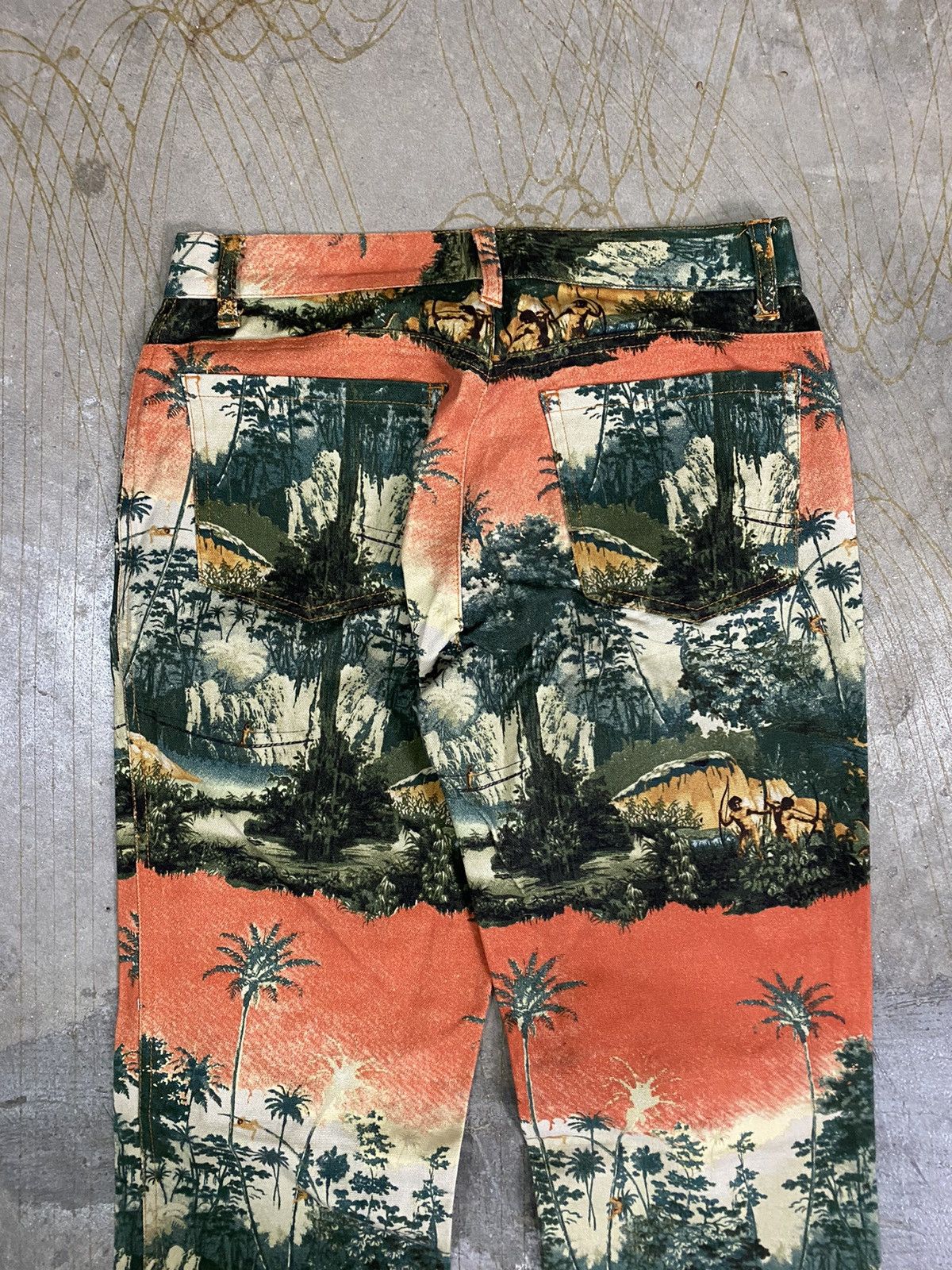 Japanese Brand 90's Ba-TSU Native Culture All over print hysteric glamour Size 29" - 8 Thumbnail