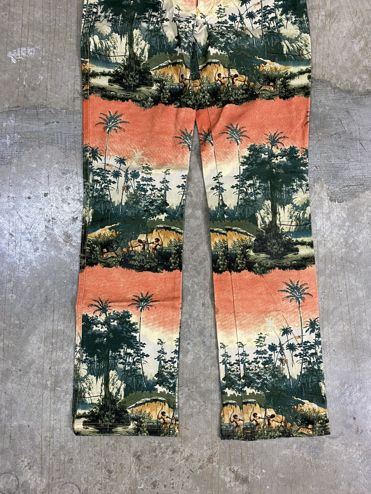 Japanese Brand 90's Ba-TSU Native Culture All over print hysteric glamour Size 29" - 4 Thumbnail