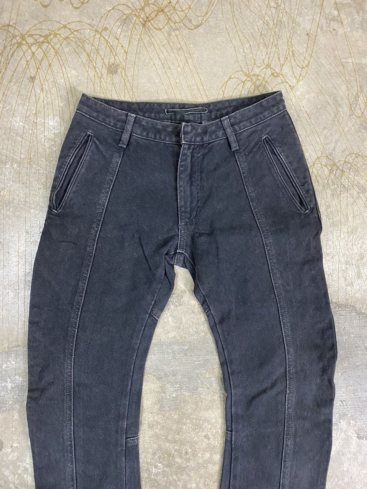 RIPVANWINKLE RIP VAN WINKLE Ankle Zipper Block Pants parachute style Size US 29 - 4 Thumbnail