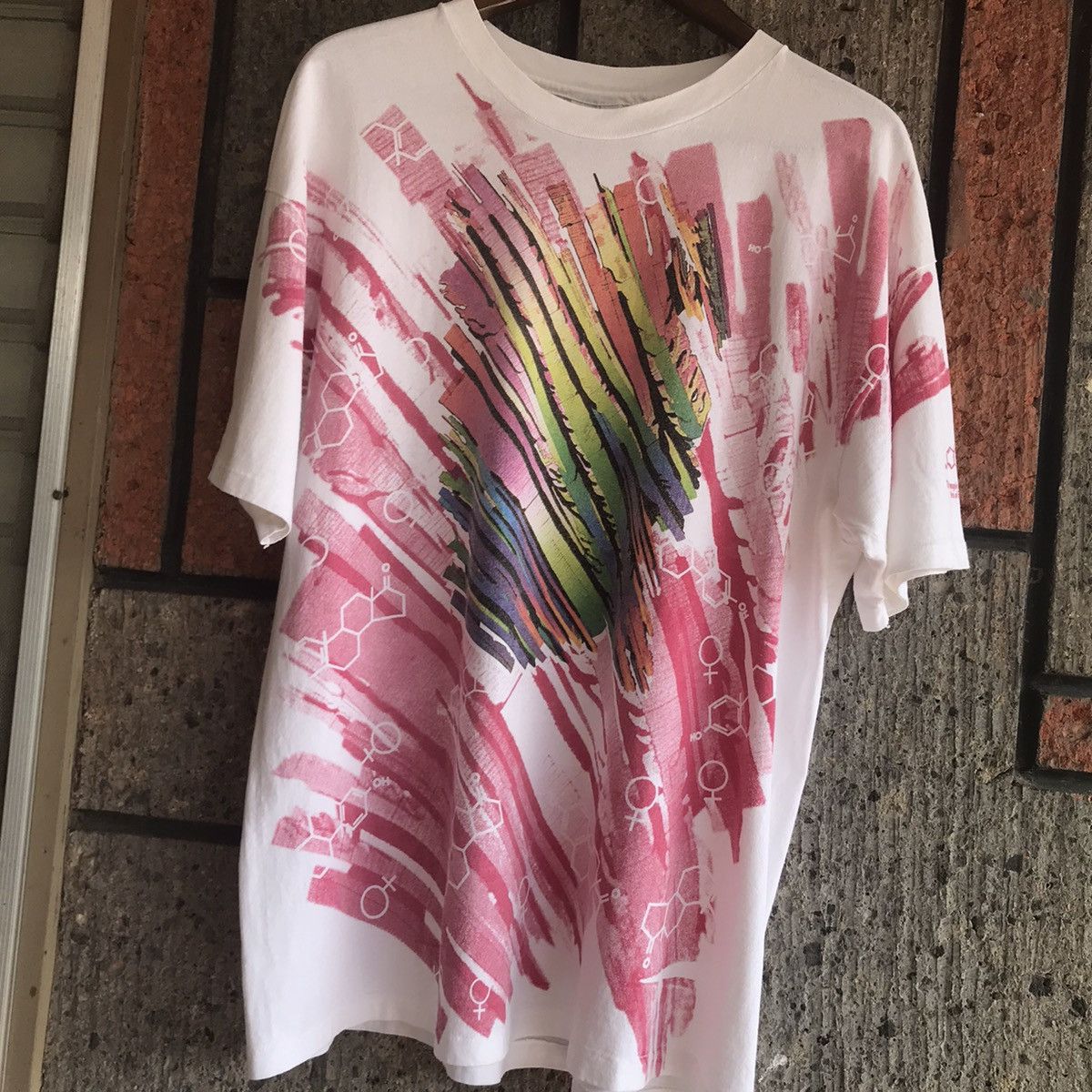 Other RARE VTG ‘90s Andazia Estrogen Hormone Art Tee Shirt Size US XL / EU 56 / 4 - 3 Thumbnail