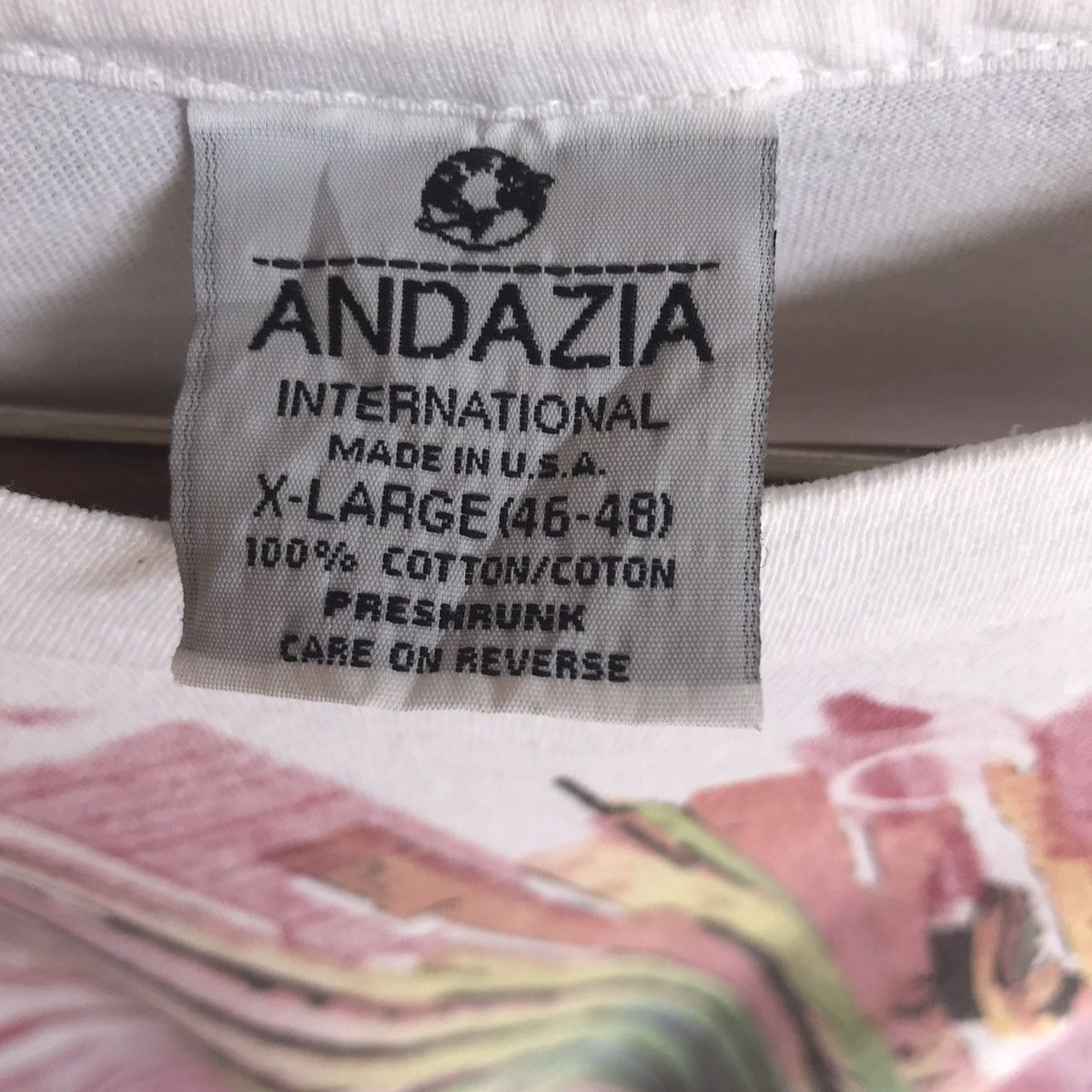Other RARE VTG ‘90s Andazia Estrogen Hormone Art Tee Shirt Size US XL / EU 56 / 4 - 5 Thumbnail