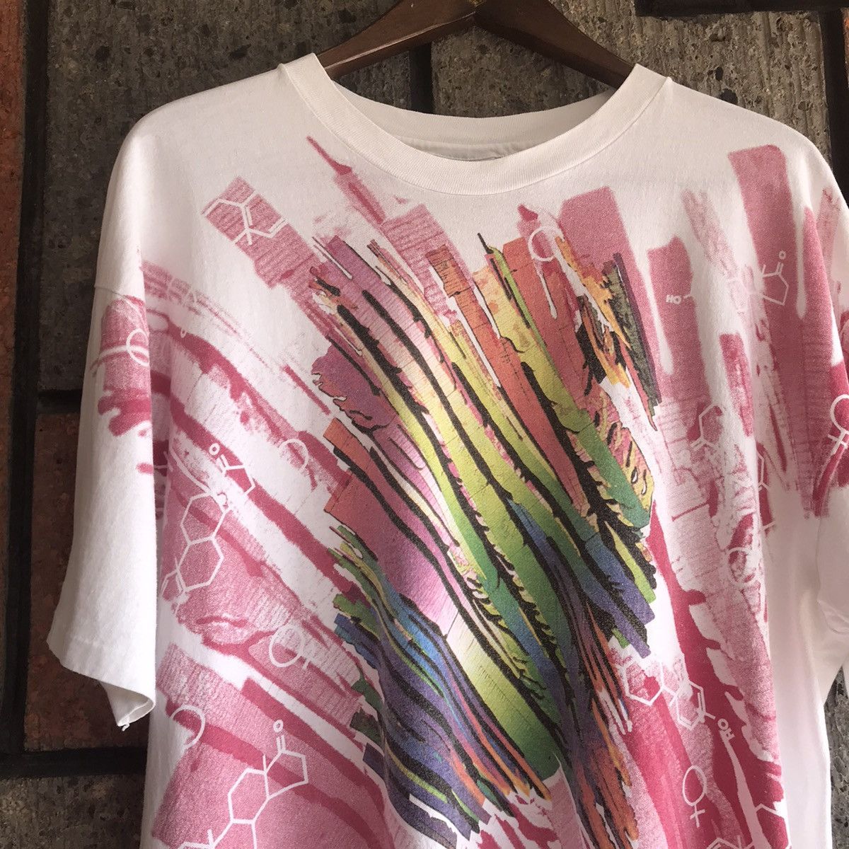 Other RARE VTG ‘90s Andazia Estrogen Hormone Art Tee Shirt Size US XL / EU 56 / 4 - 4 Thumbnail