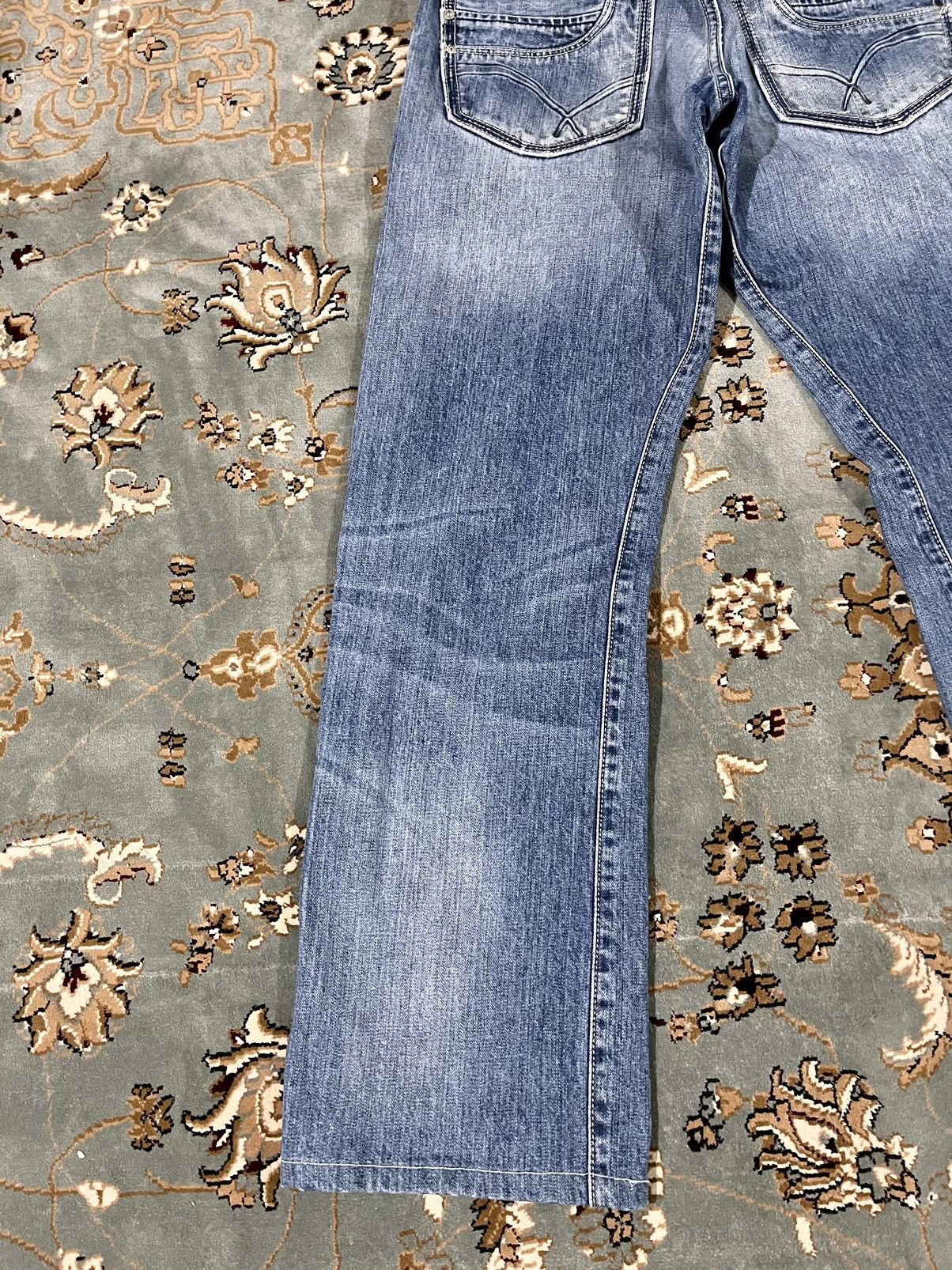 Japanese Brand × Vintage VINTAGE BE ONE TAKE TWO MUSCLE DENIM BACK BUCKLE SIZE 28X29 Size US 28 / EU 44 - 13 Thumbnail