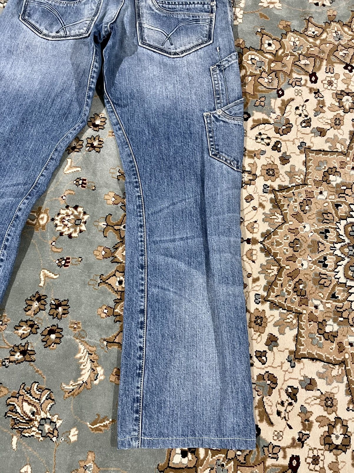 Japanese Brand × Vintage VINTAGE BE ONE TAKE TWO MUSCLE DENIM BACK BUCKLE SIZE 28X29 Size US 28 / EU 44 - 14 Thumbnail