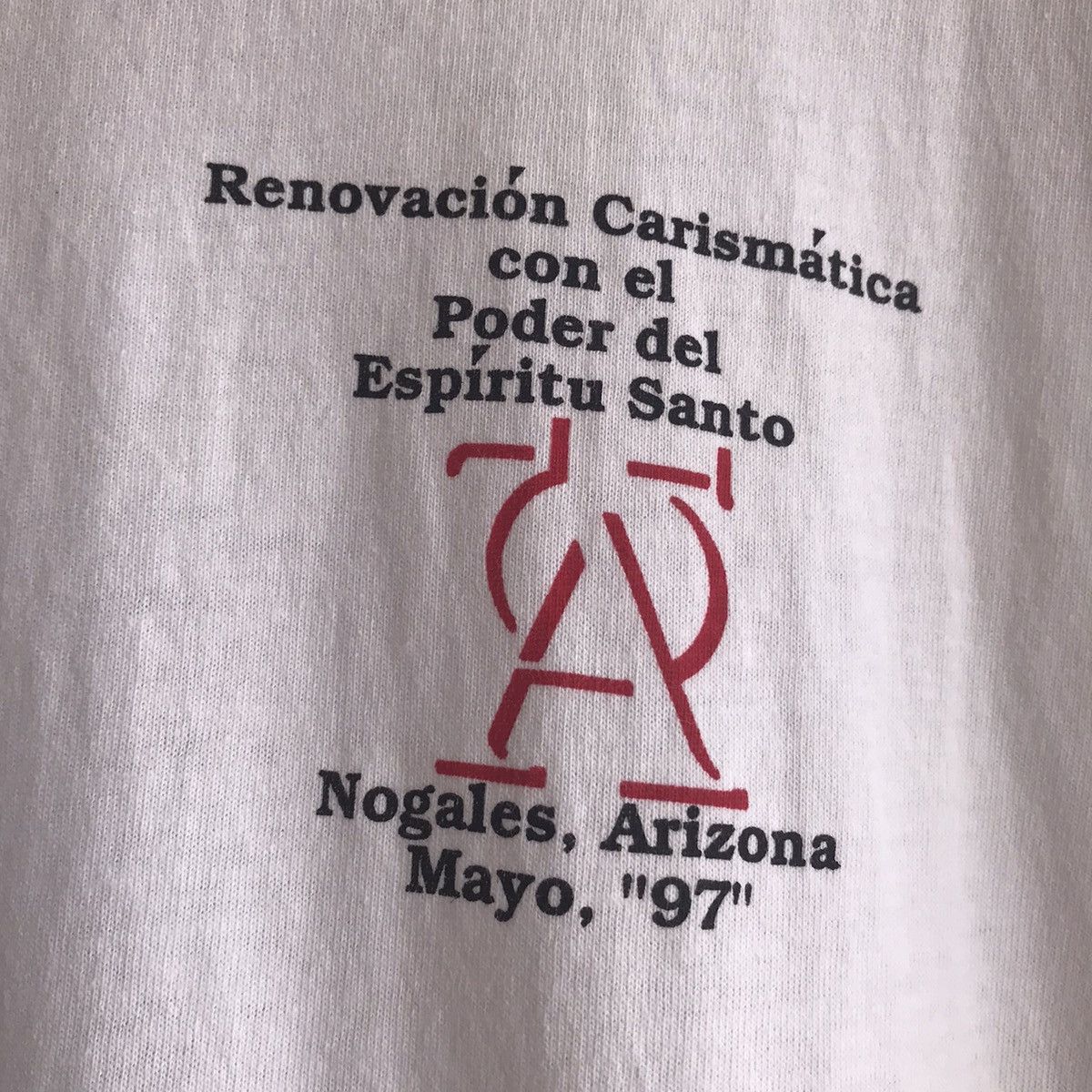 Hanes VTG ‘90s Jesus Tee Shirt Renovacion Carismatica Size US L / EU 52-54 / 3 - 5 Thumbnail