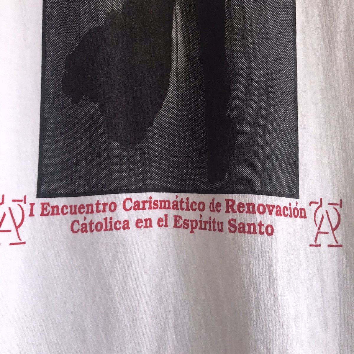 Hanes VTG ‘90s Jesus Tee Shirt Renovacion Carismatica Size US L / EU 52-54 / 3 - 8 Thumbnail