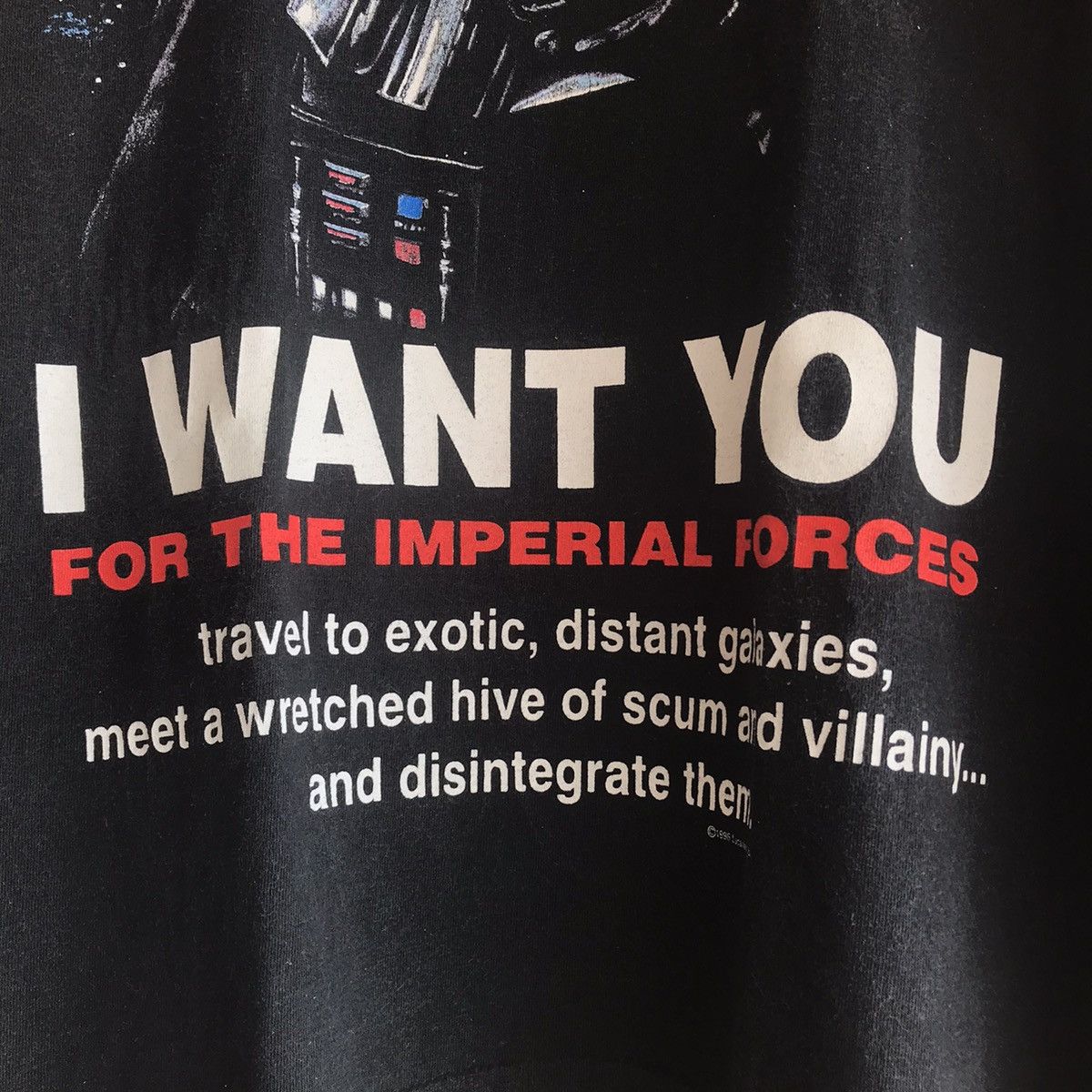 Star Wars × Vintage VTG 1996 Star Wars Movie Promo Tee Shirt Darth Vader Size US L / EU 52-54 / 3 - 6 Thumbnail