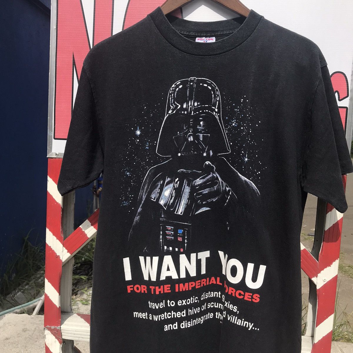 Star Wars × Vintage VTG 1996 Star Wars Movie Promo Tee Shirt Darth Vader Size US L / EU 52-54 / 3 - 1 Thumbnail