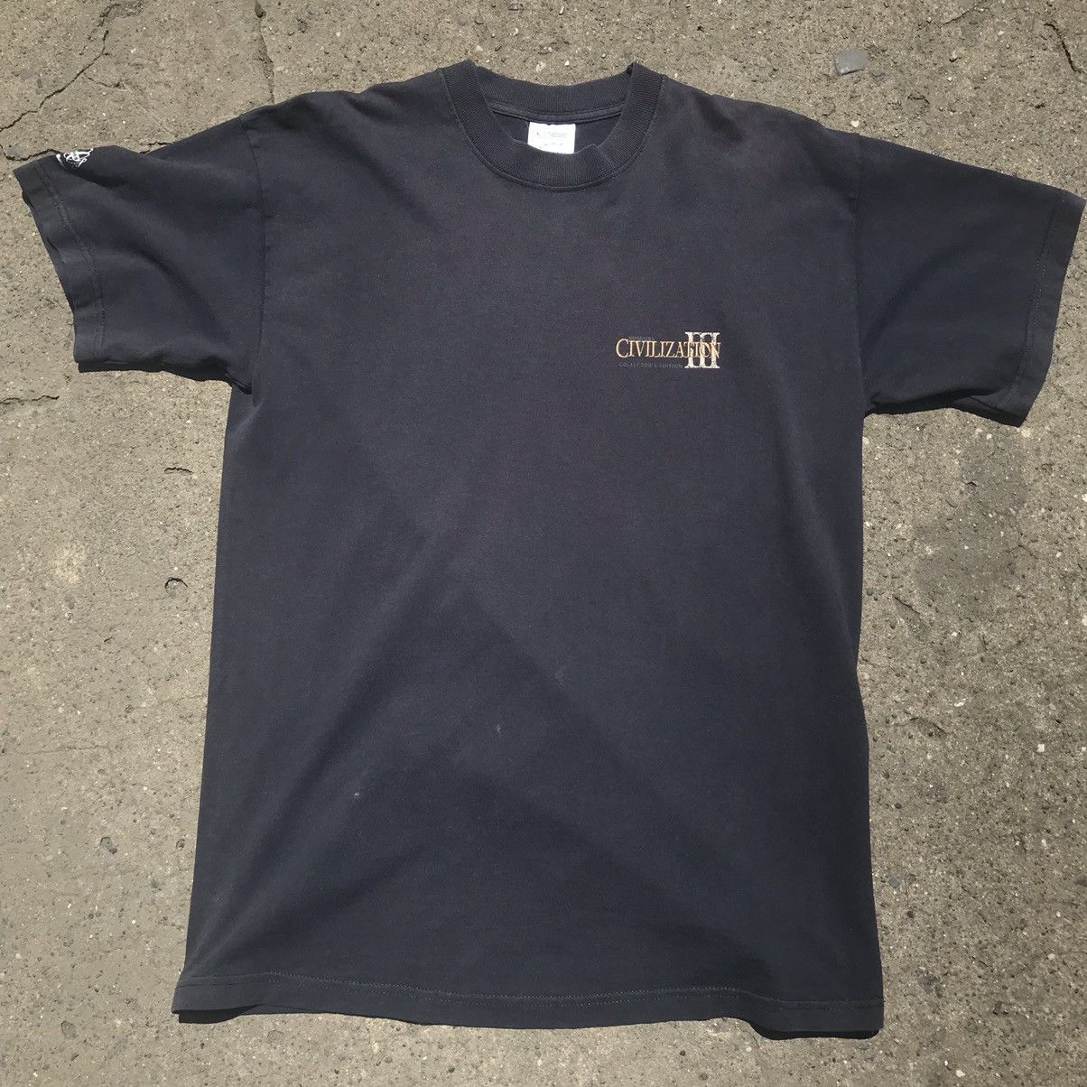 Vintage ‘00s Sid Meier’s Civilization 3 Video Game Promo Tee Shirt Size US L / EU 52-54 / 3 - 4 Thumbnail