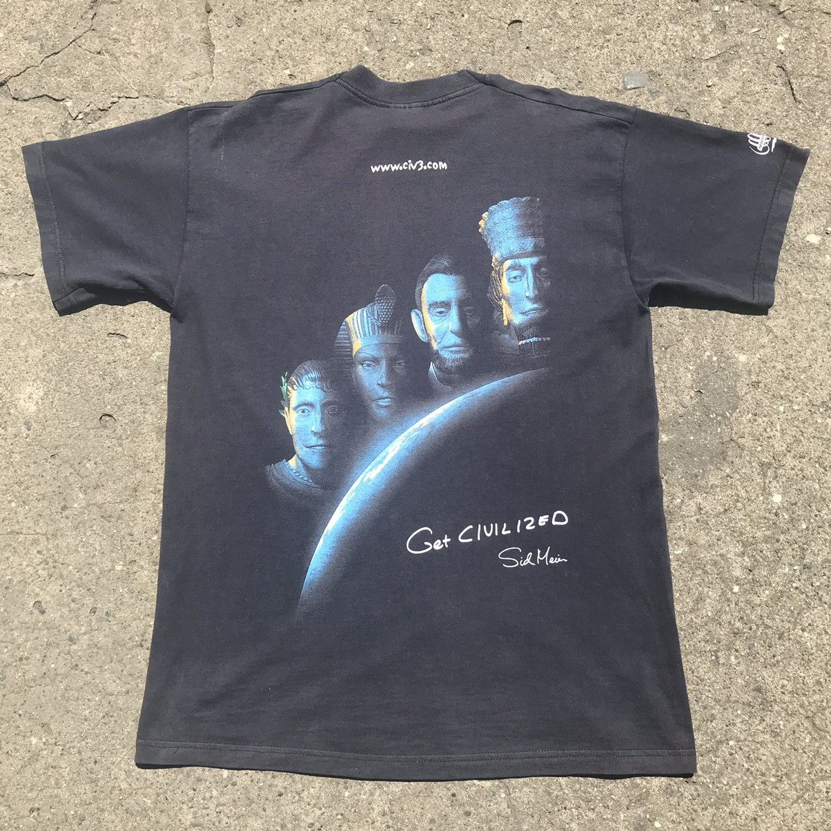 Vintage ‘00s Sid Meier’s Civilization 3 Video Game Promo Tee Shirt Size US L / EU 52-54 / 3 - 3 Thumbnail