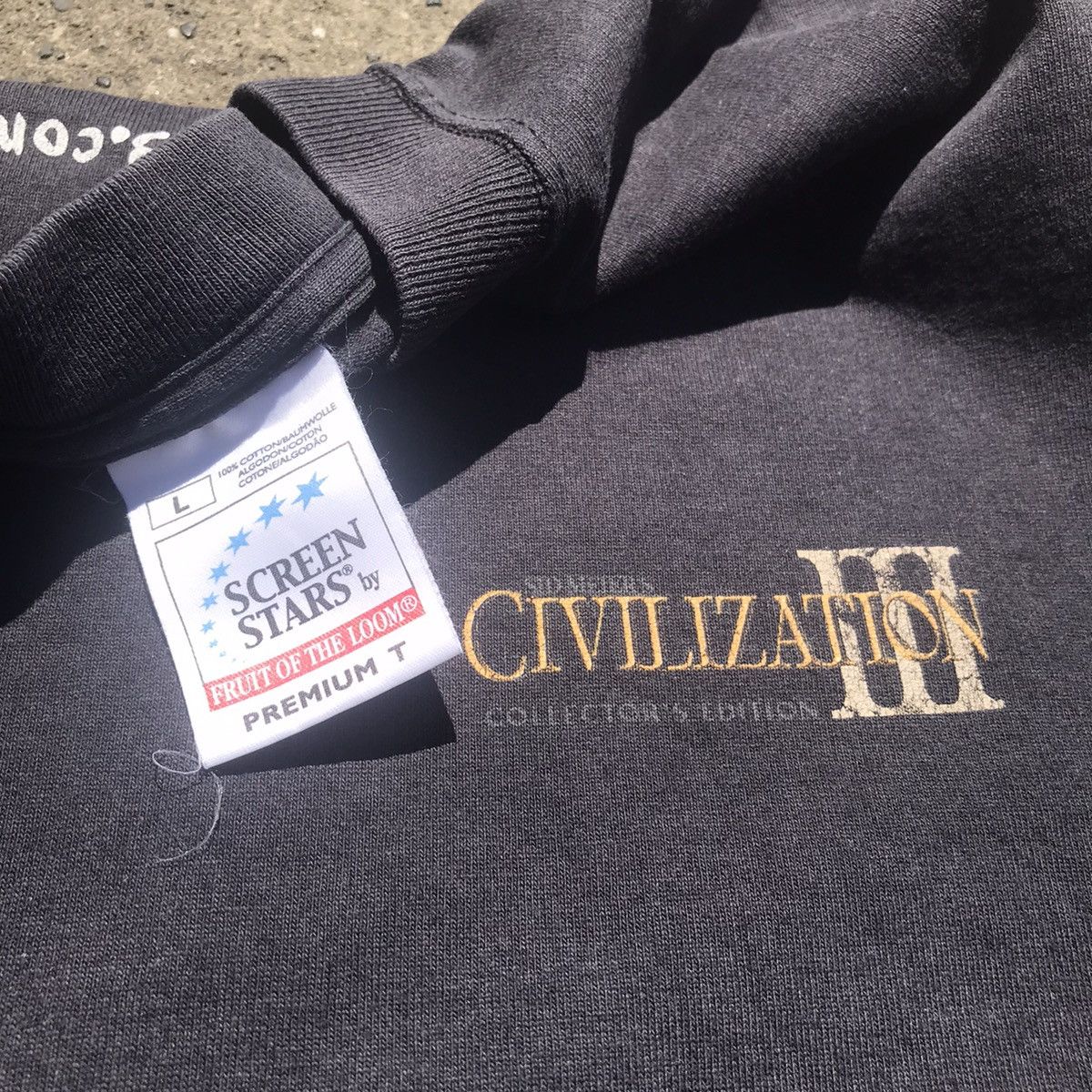 Vintage ‘00s Sid Meier’s Civilization 3 Video Game Promo Tee Shirt Size US L / EU 52-54 / 3 - 2 Thumbnail