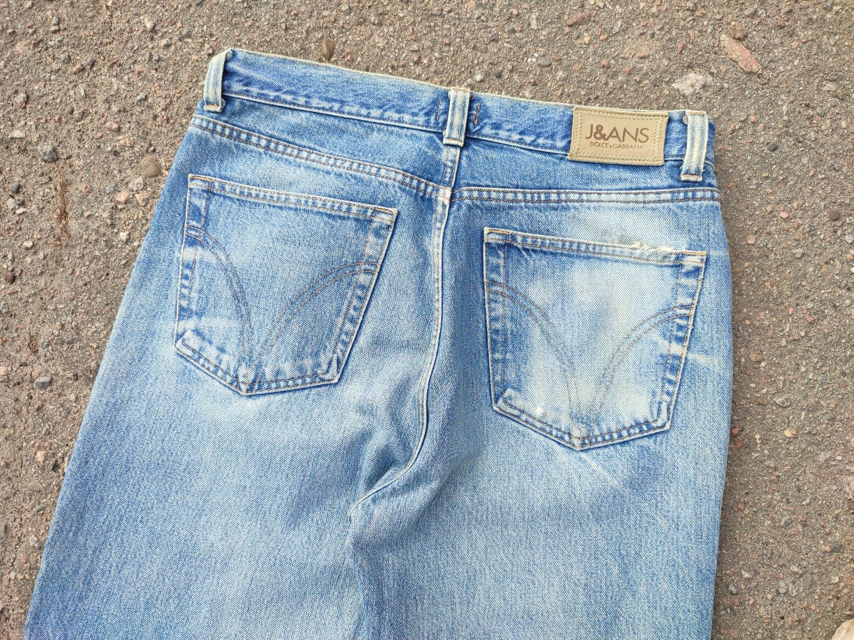 Dolce & Gabbana Dolce & Gabbana J&ANS Vintage Blue Distressed Denim Size US 32 / EU 48 - 8 Thumbnail