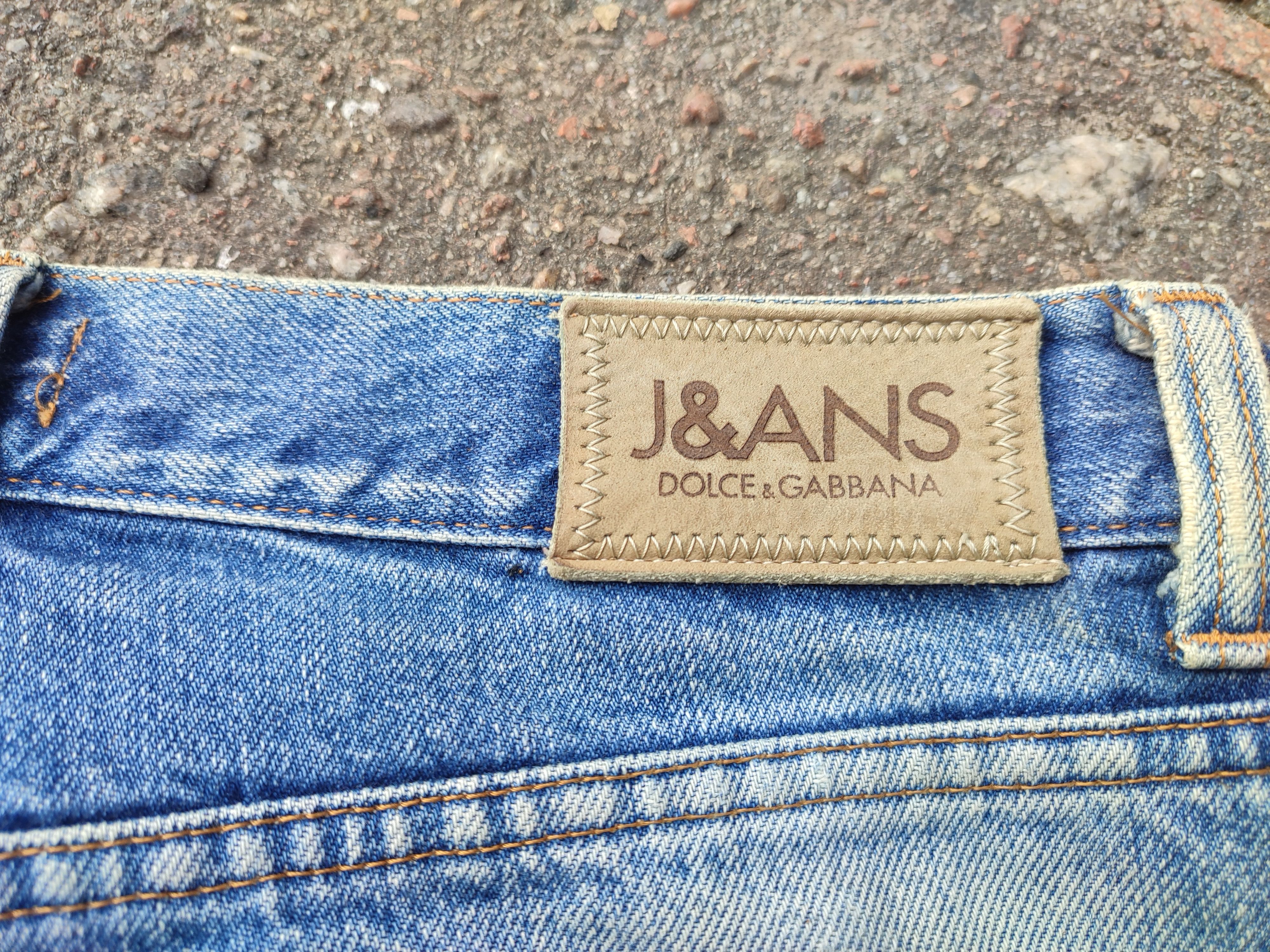 Dolce & Gabbana Dolce & Gabbana J&ANS Vintage Blue Distressed Denim Size US 32 / EU 48 - 11 Thumbnail