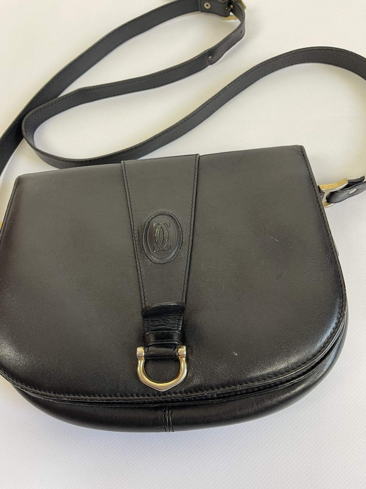 Cartier Cartier vintage real leather logo shoulder bag Size ONE SIZE - 5 Thumbnail