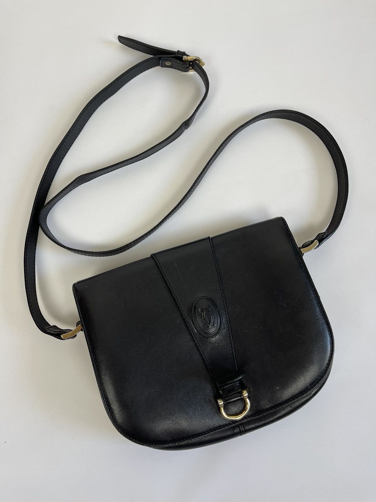 Cartier Cartier vintage real leather logo shoulder bag Size ONE SIZE - 1 Thumbnail