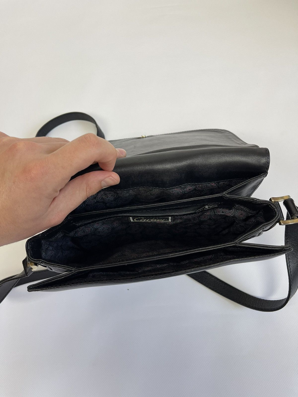 Cartier Cartier vintage real leather logo shoulder bag Size ONE SIZE - 14 Thumbnail