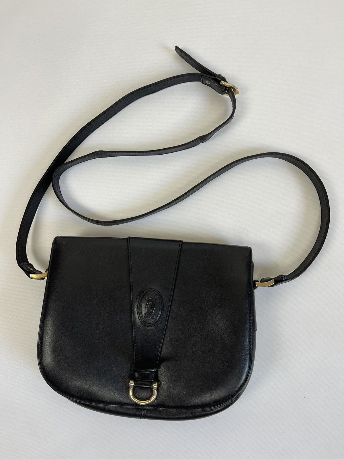 Cartier Cartier vintage real leather logo shoulder bag Size ONE SIZE - 3 Thumbnail